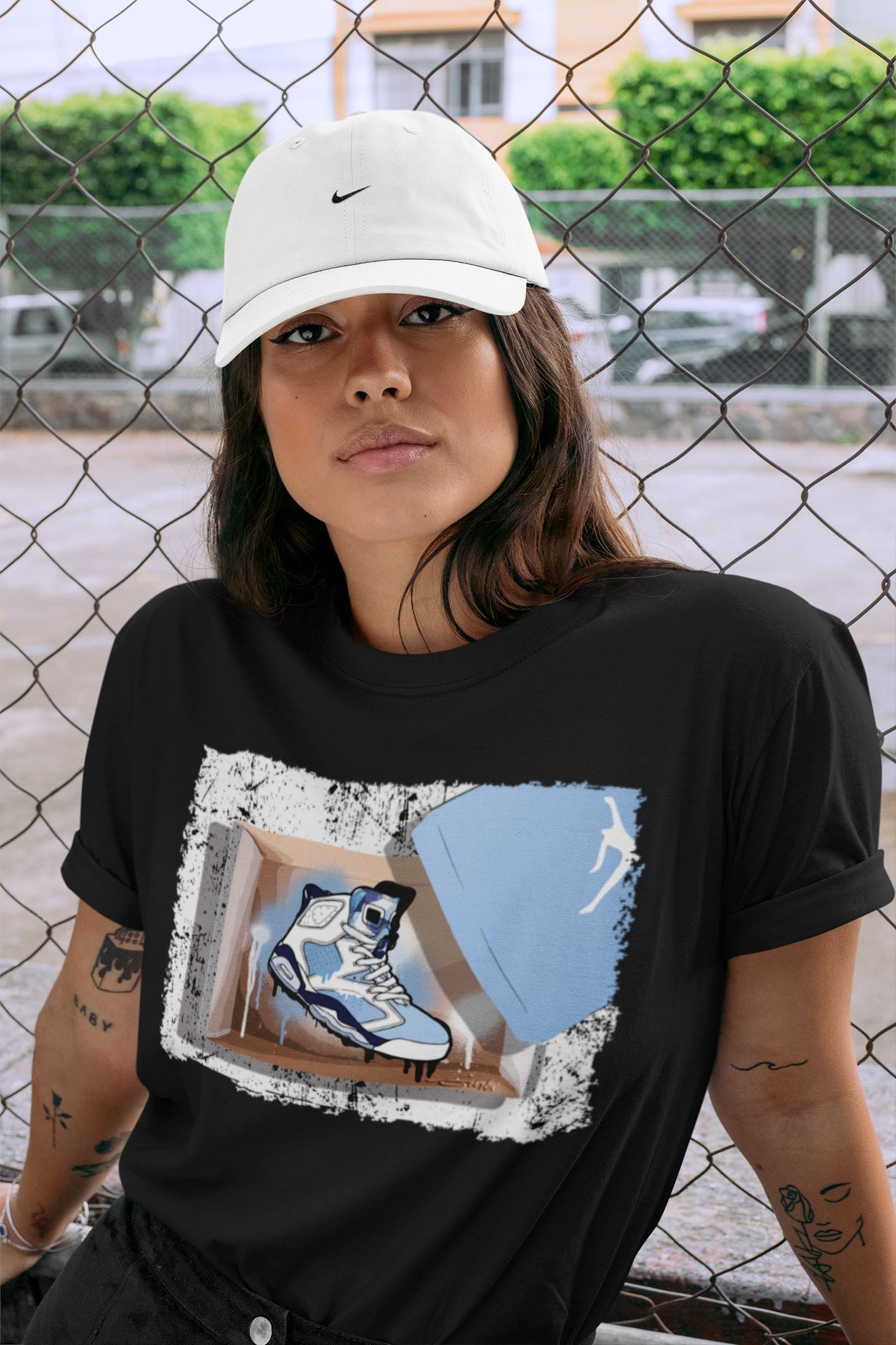 New Kicks Unisex Tops - Air Jordan 6 UNC