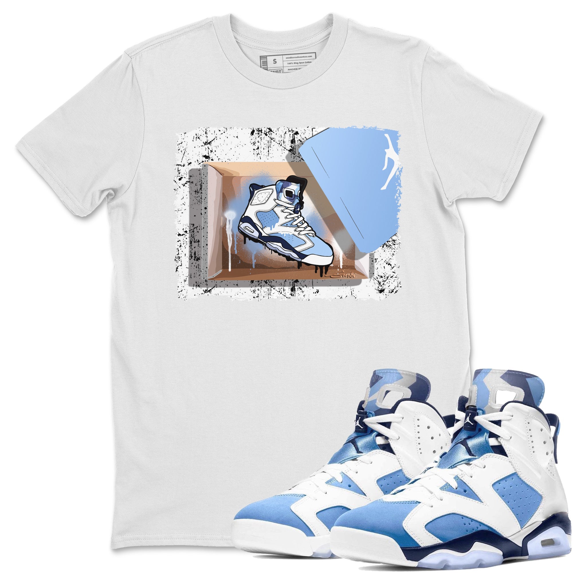 New Kicks Unisex Tops - Air Jordan 6 UNC