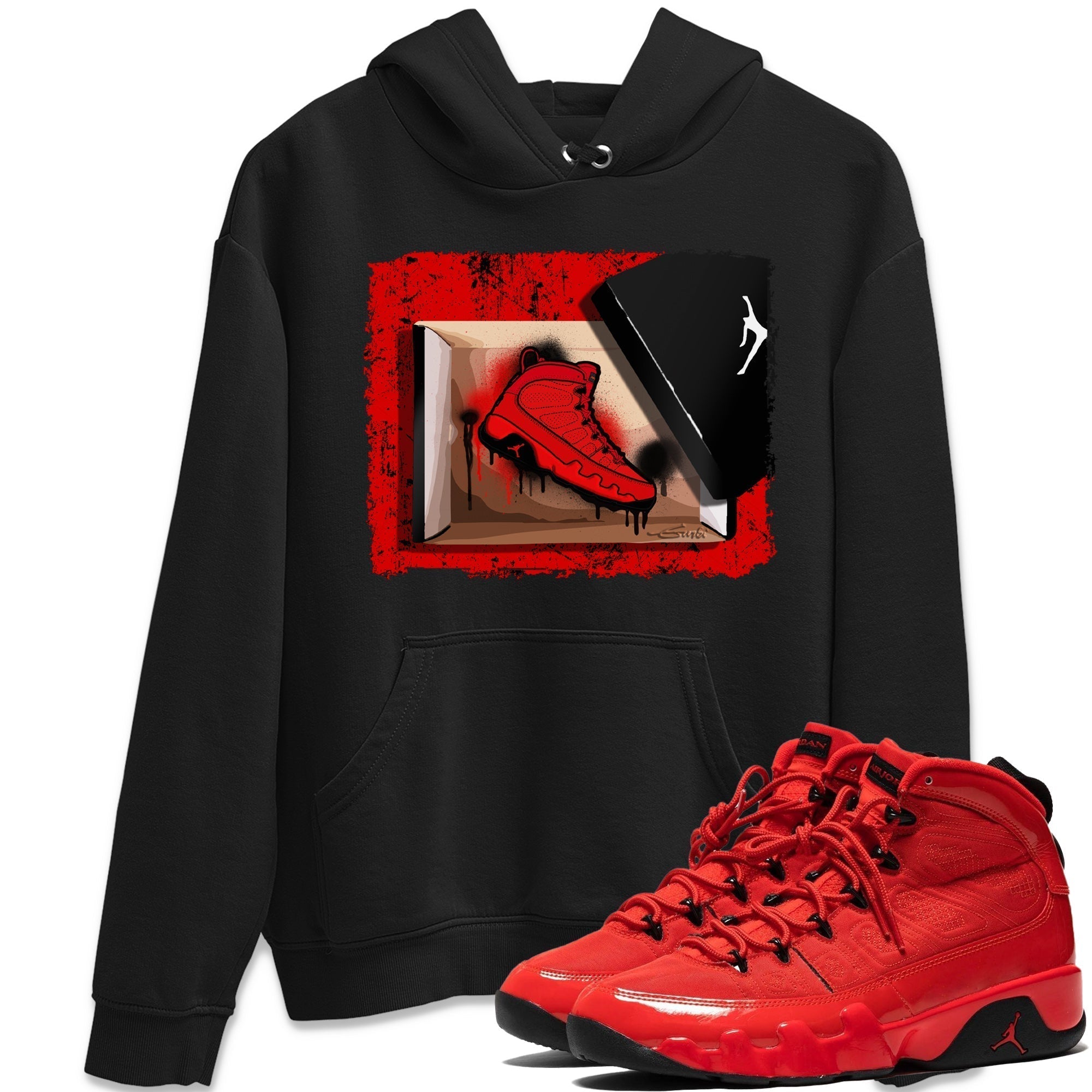 New Kicks Unisex Tops - Air Jordan 9 Chile Red
