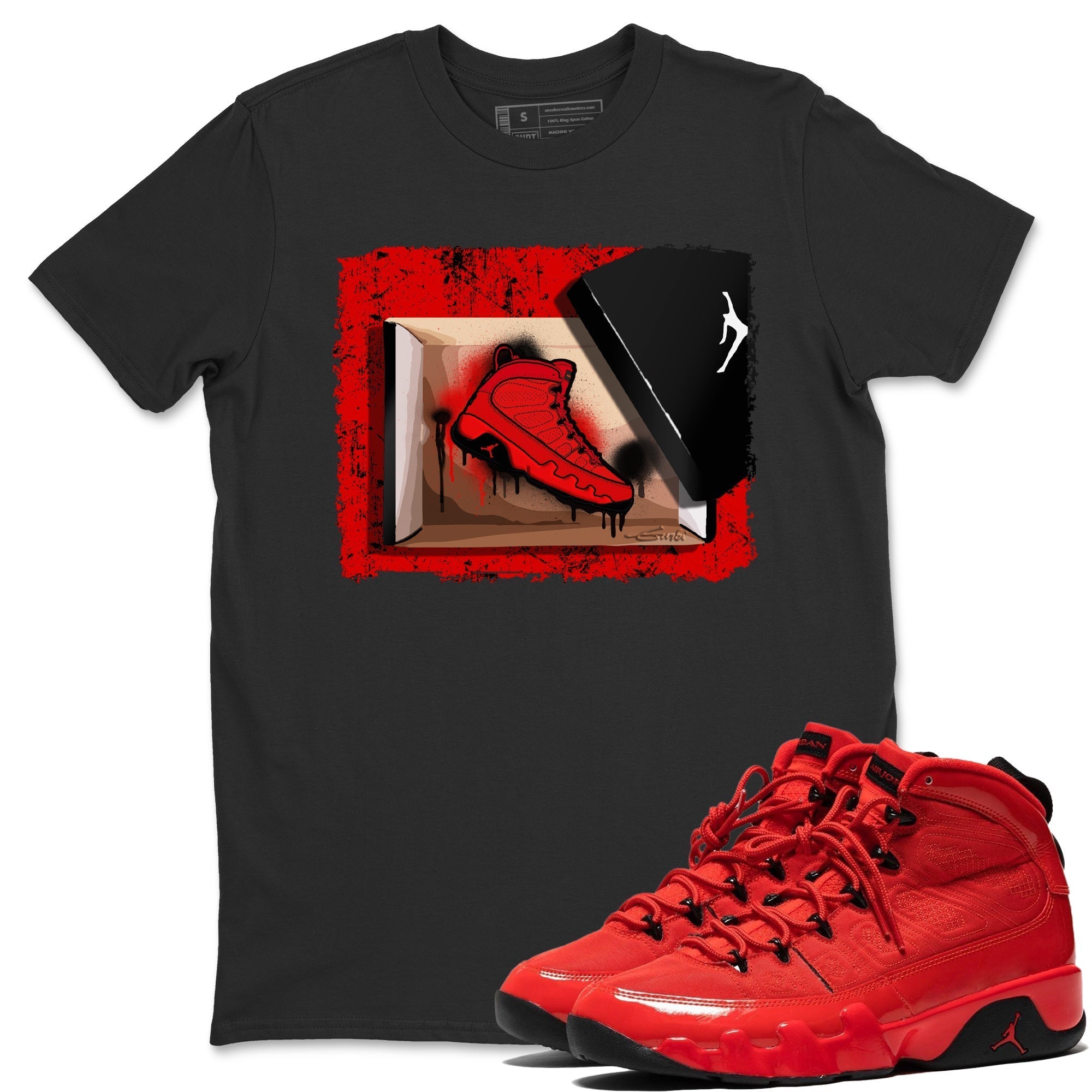 New Kicks Unisex Tops - Air Jordan 9 Chile Red