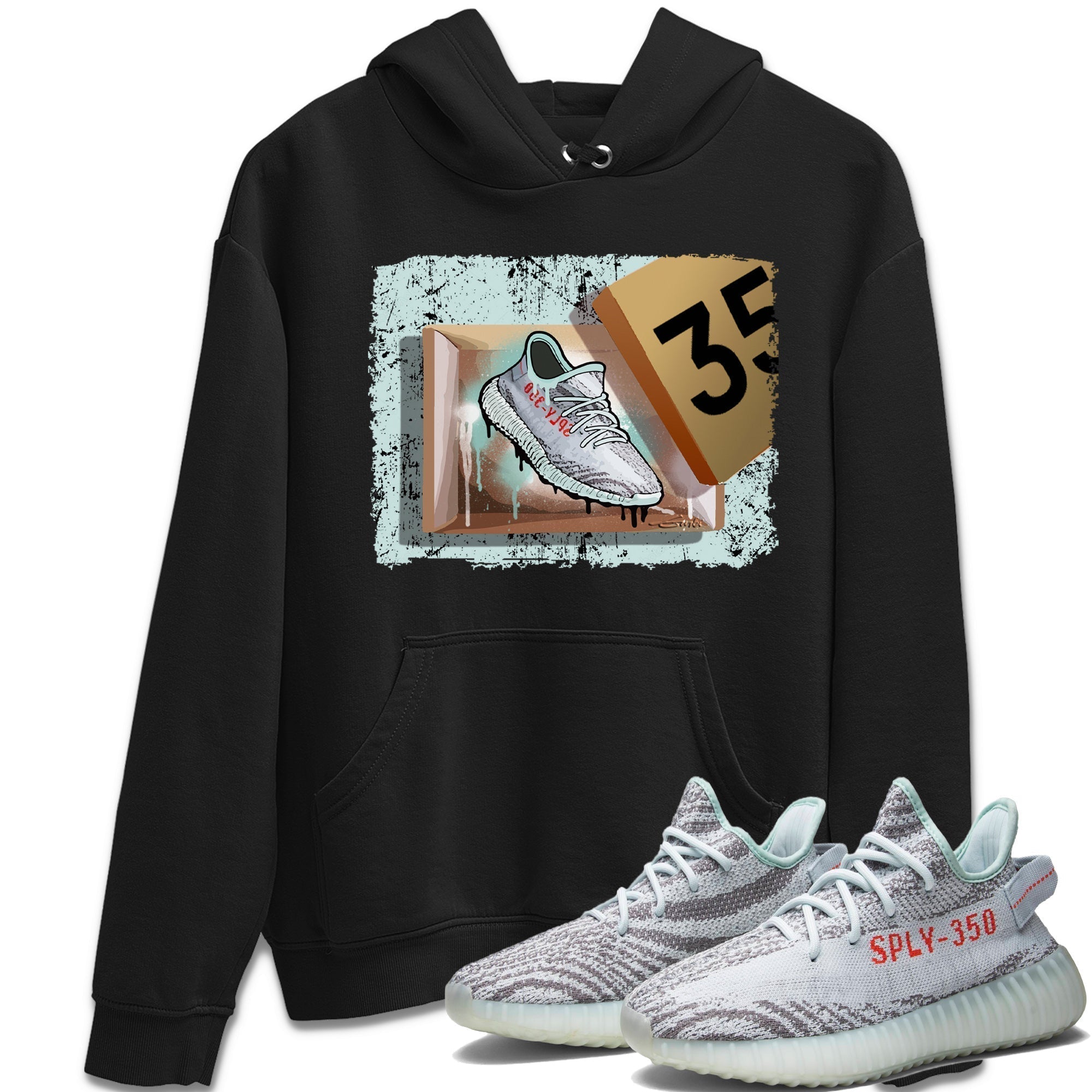New Kicks Unisex Tops - Yeezy 350 Blue Tint