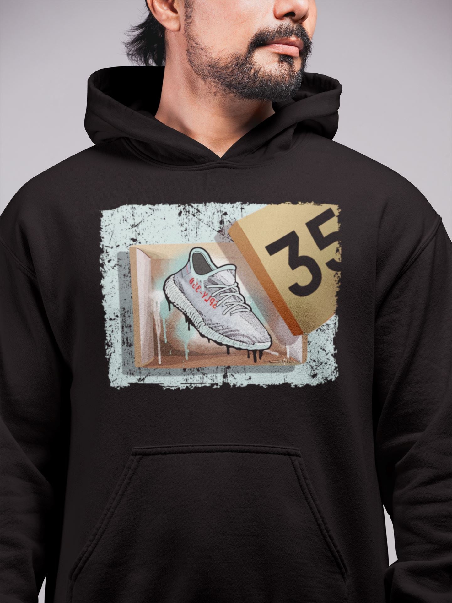 New Kicks Unisex Tops - Yeezy 350 Blue Tint