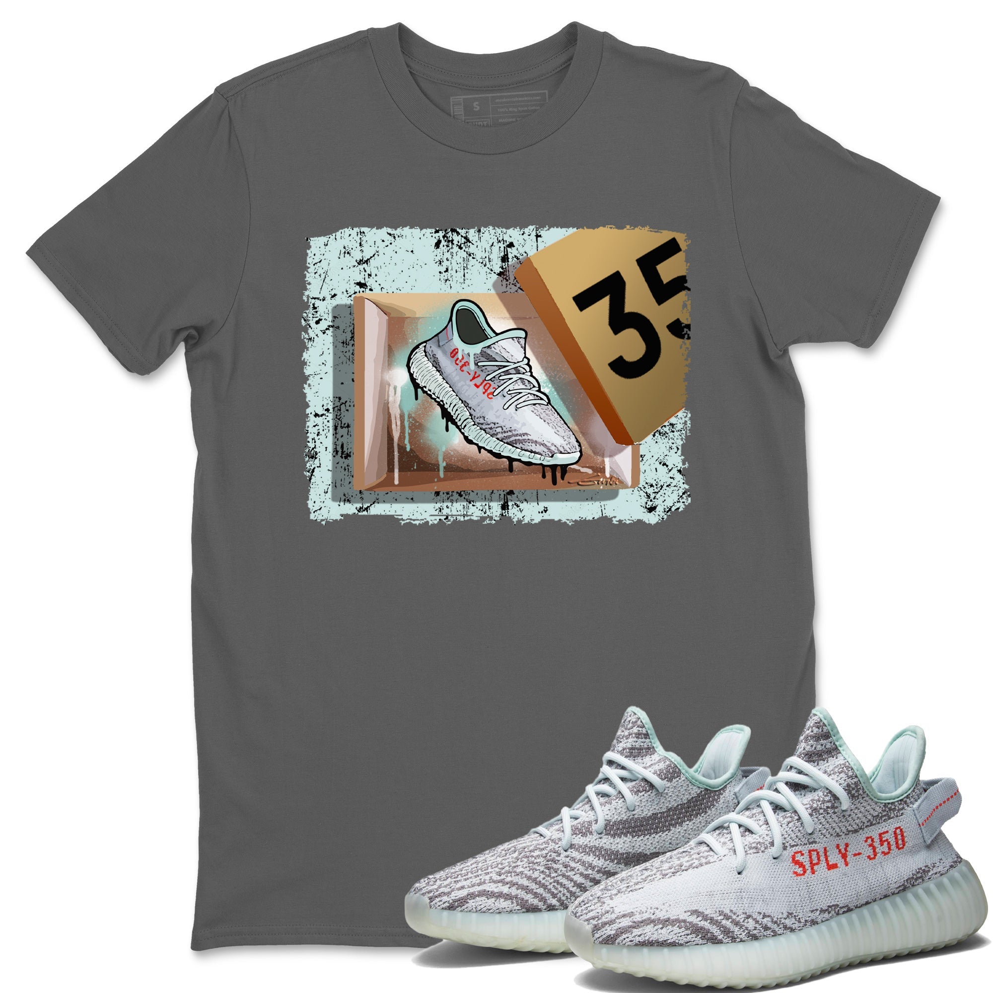 New Kicks Unisex Tops - Yeezy 350 Blue Tint