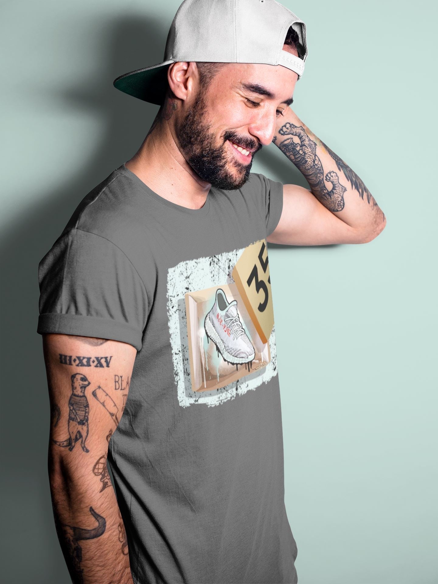 New Kicks Unisex Tops - Yeezy 350 Blue Tint