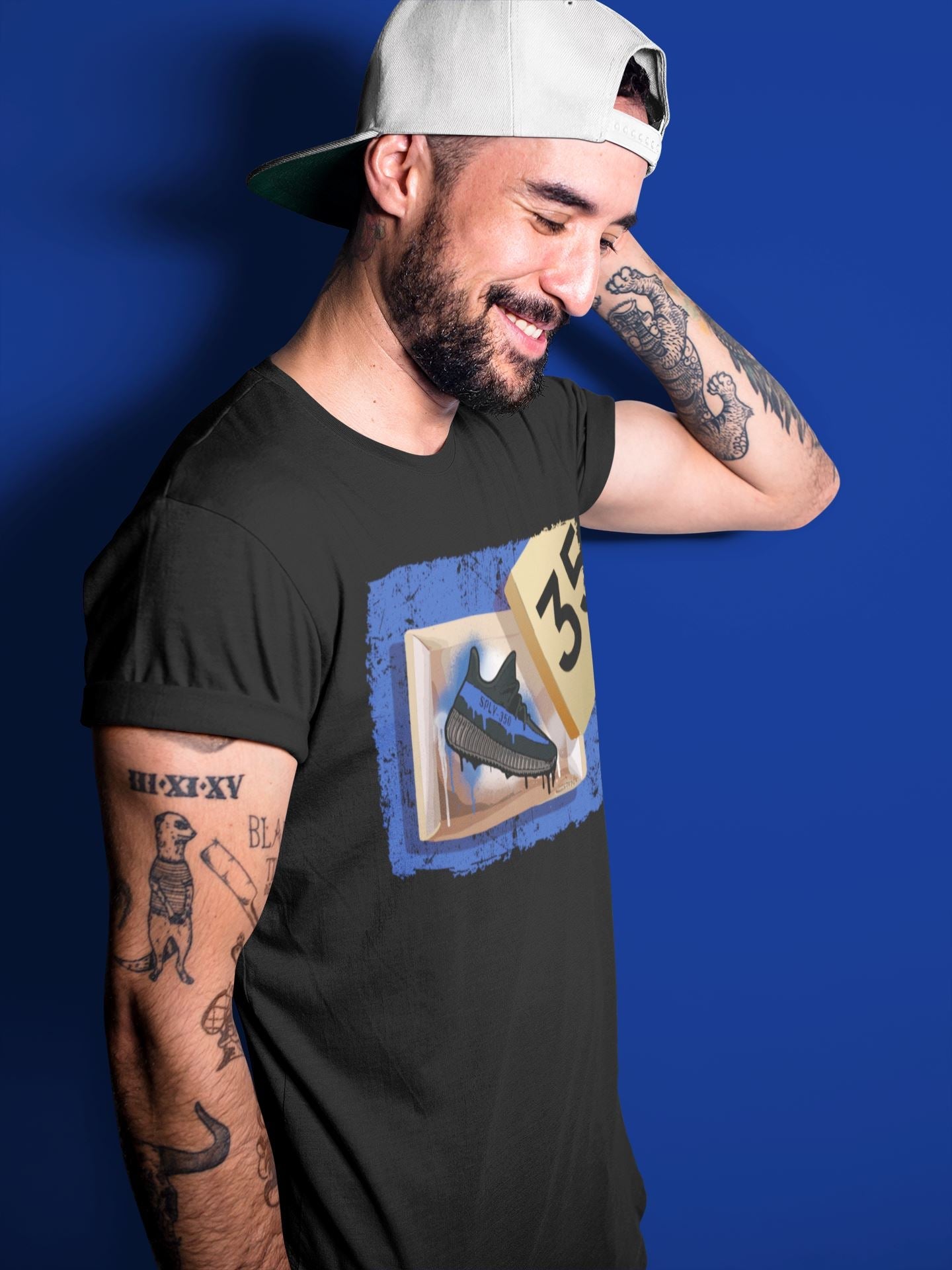 New Kicks Unisex Tops - Yeezy 350 Dazzling Blue