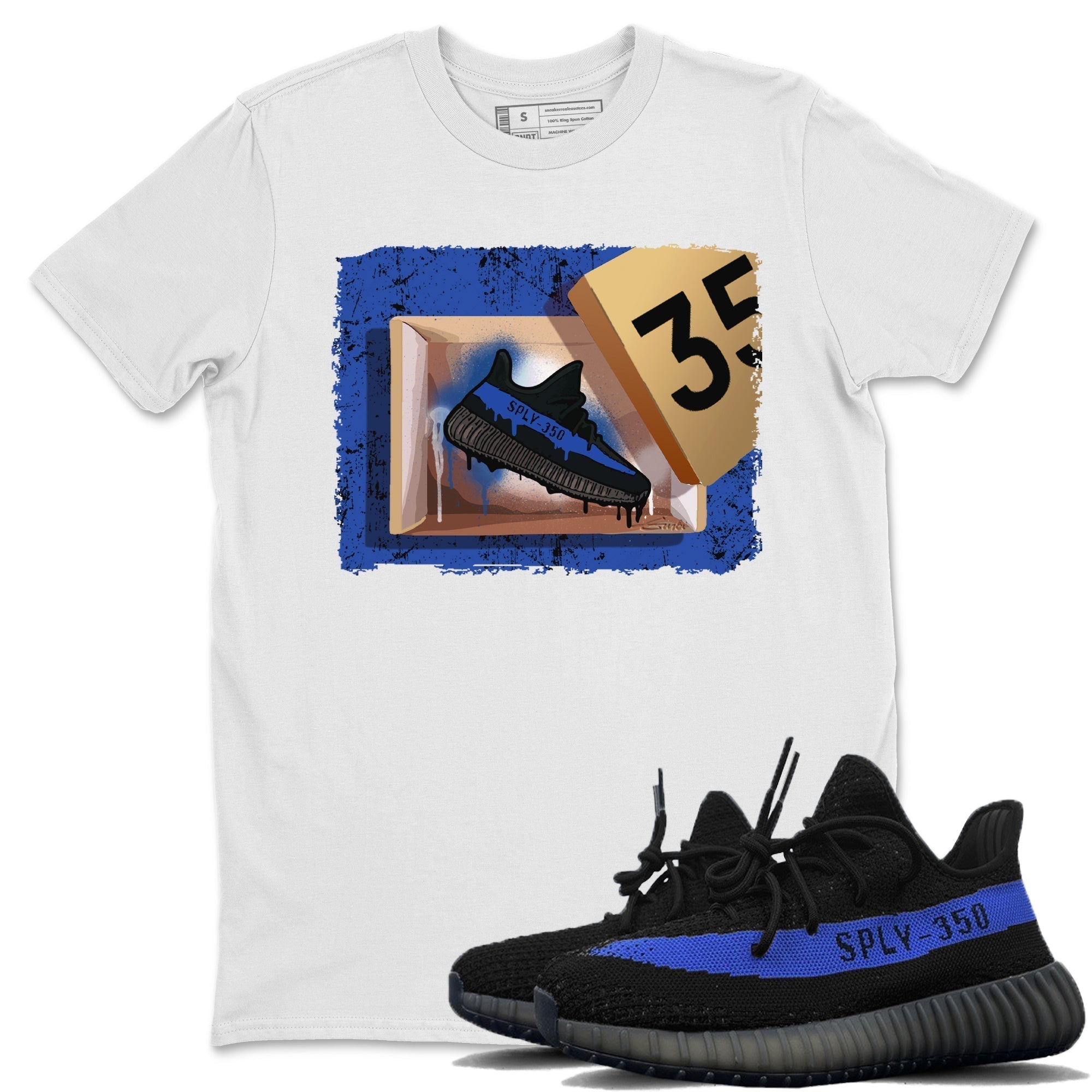 New Kicks Unisex Tops - Yeezy 350 Dazzling Blue