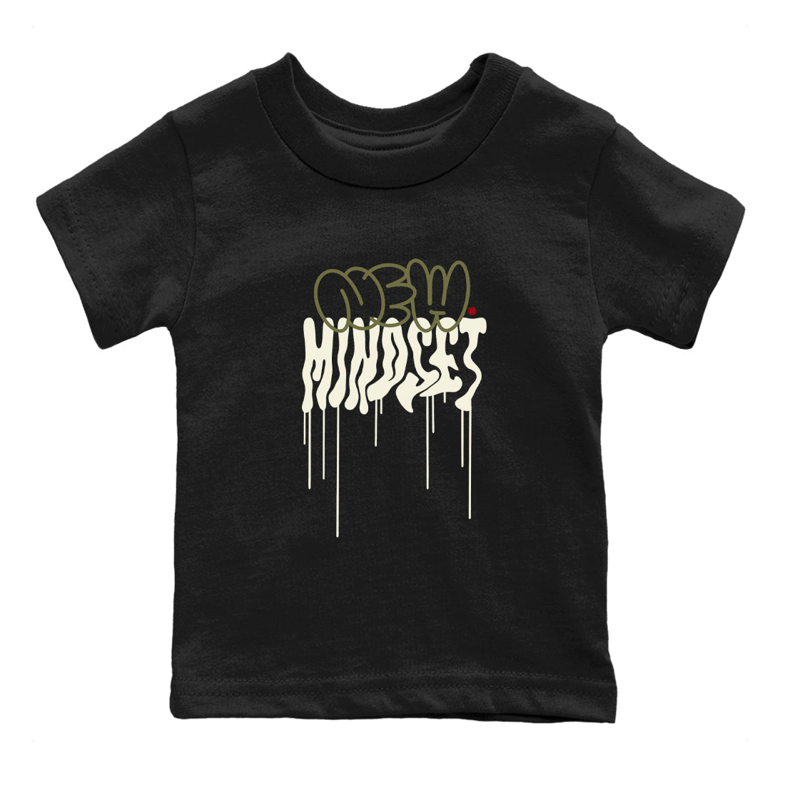 New Mindset snkmatch Tees Kids - Air Jordan 1 Travis Scott Medium Olive