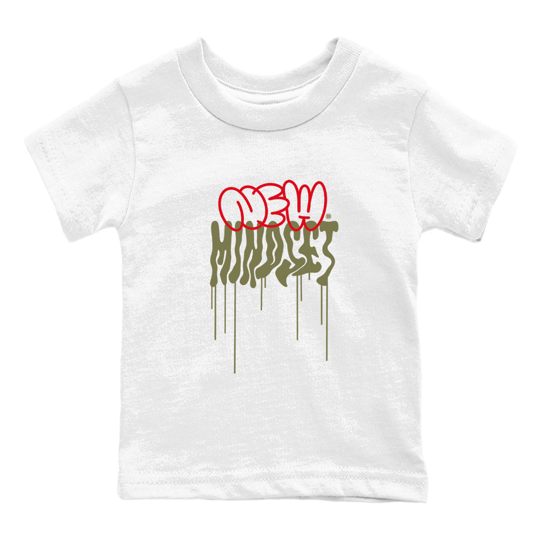 New Mindset snkmatch Tees Kids - Air Jordan 1 Travis Scott Medium Olive