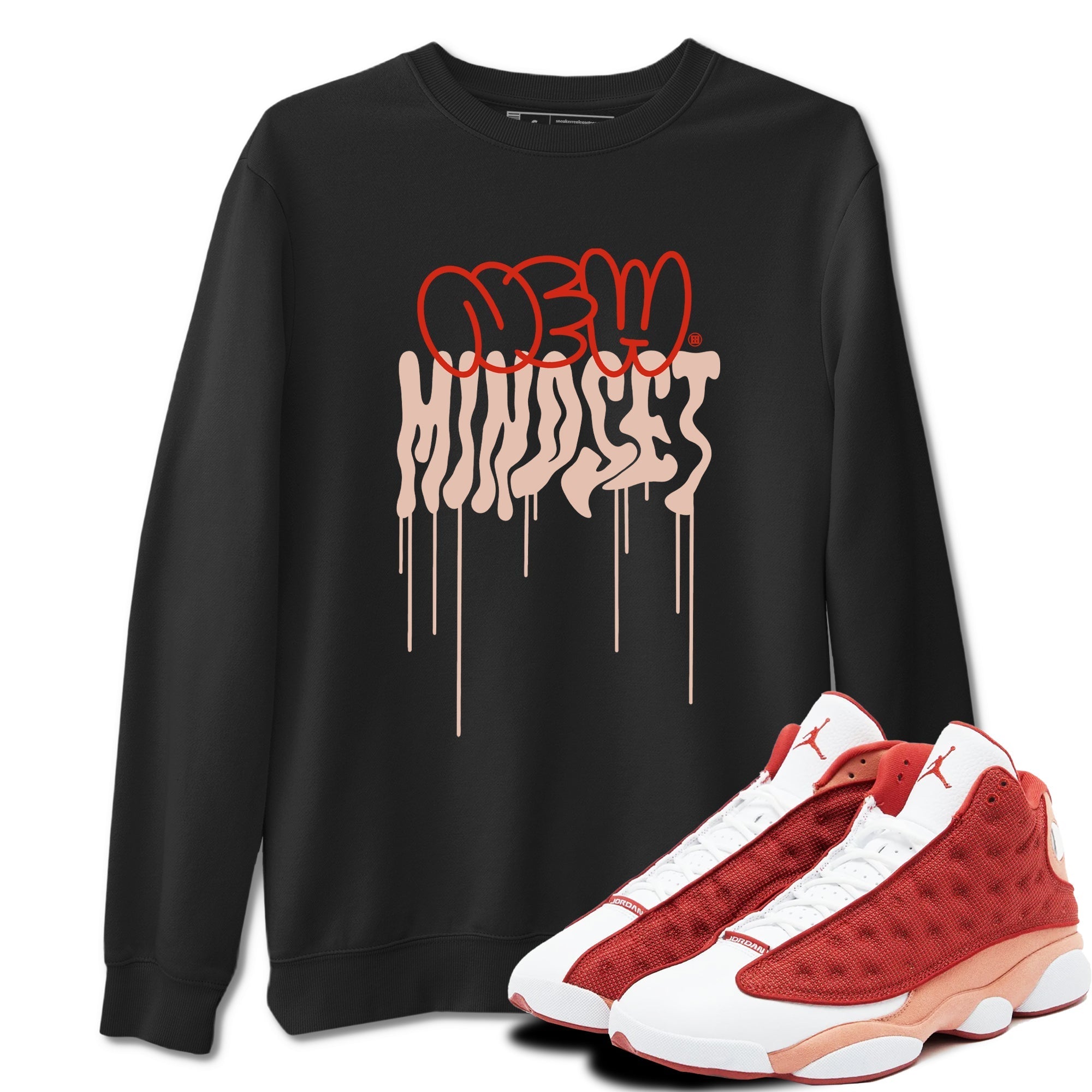 New Mindset snkmatch Tees - Air Jordan 13 Dune Red