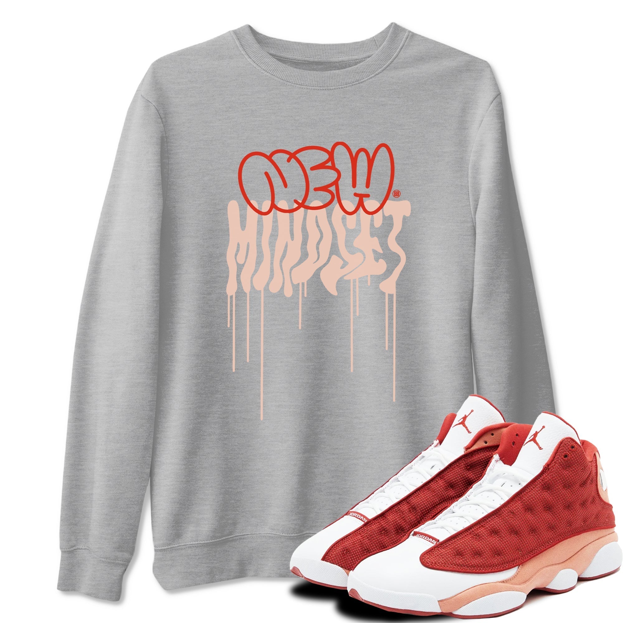 New Mindset snkmatch Tees - Air Jordan 13 Dune Red