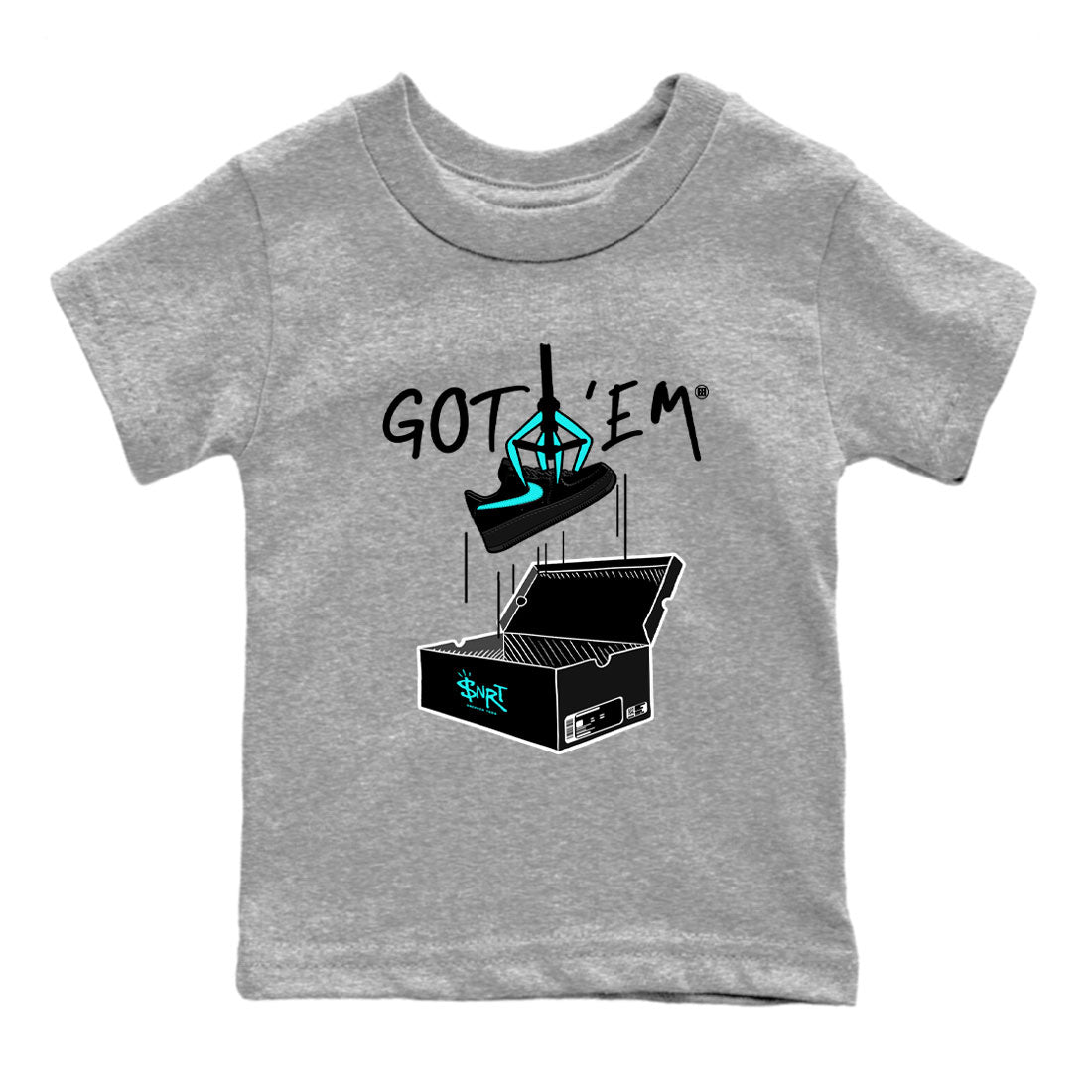 New Treasure Hunter snkmatch Tees Kids - Air Force 1 Tiffany