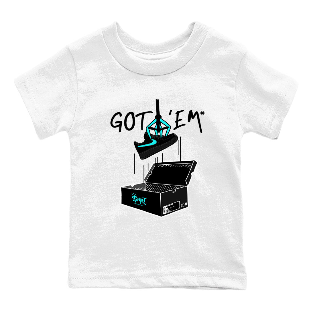 New Treasure Hunter snkmatch Tees Kids - Air Force 1 Tiffany