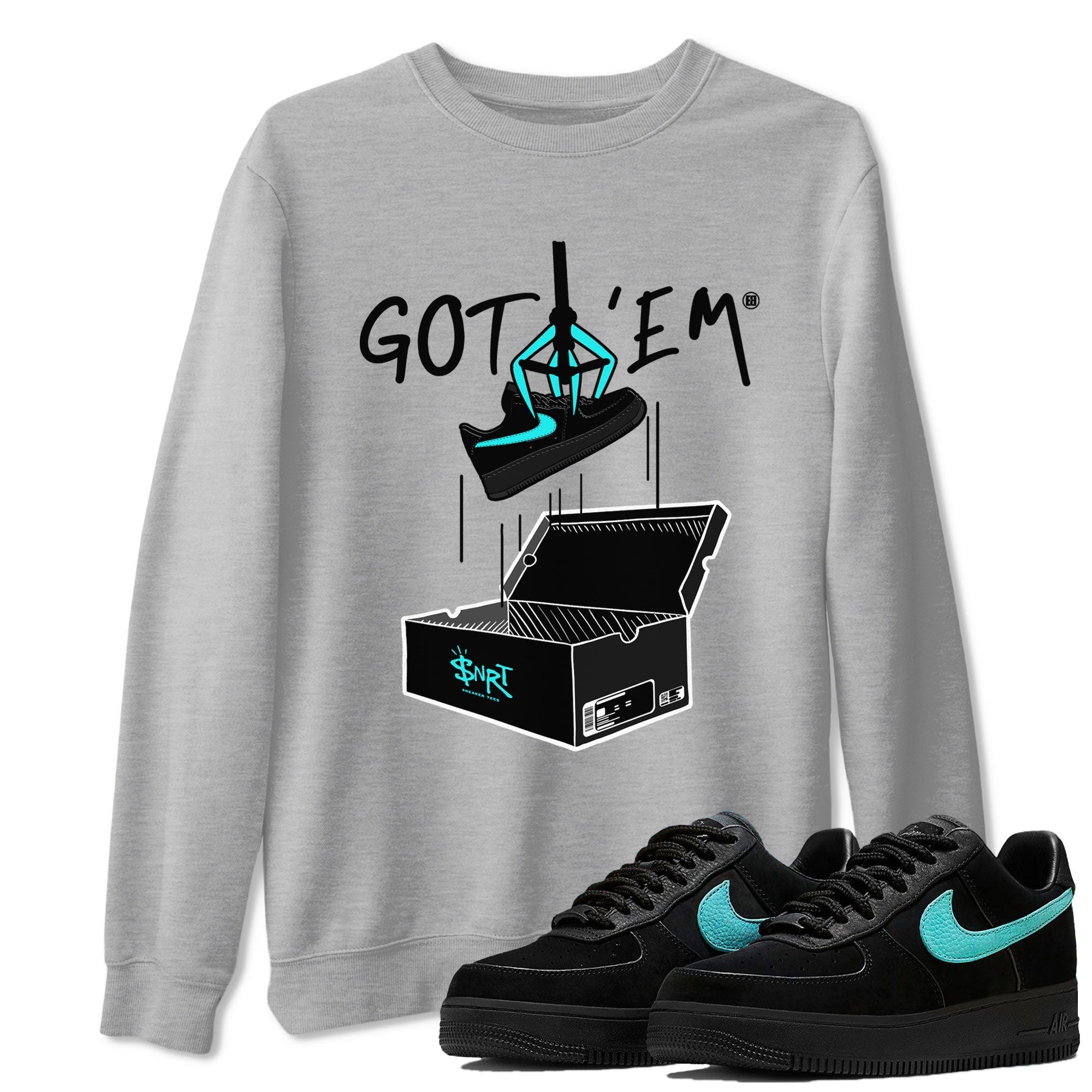 New Treasure Hunter snkmatch Tees - Air Force 1 Tiffany