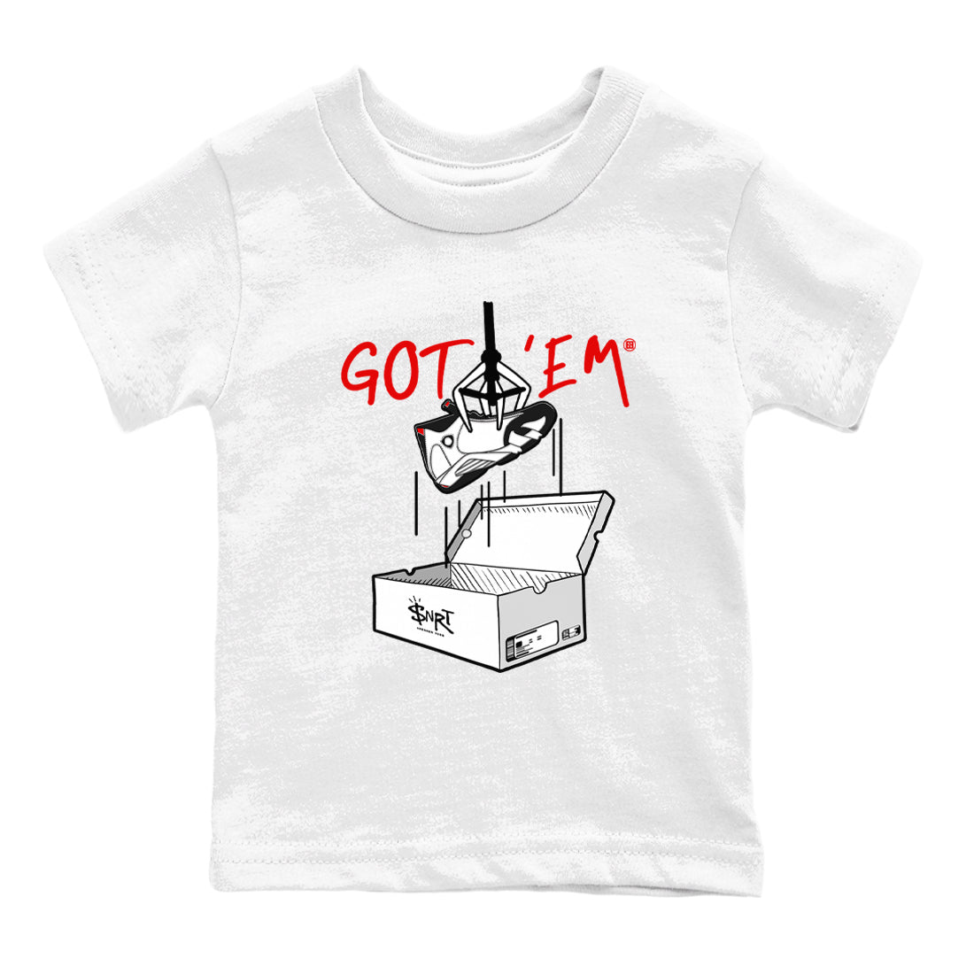 New Treasure Hunter snkmatch Tees Kids - Air Jordan 14 Black Toe