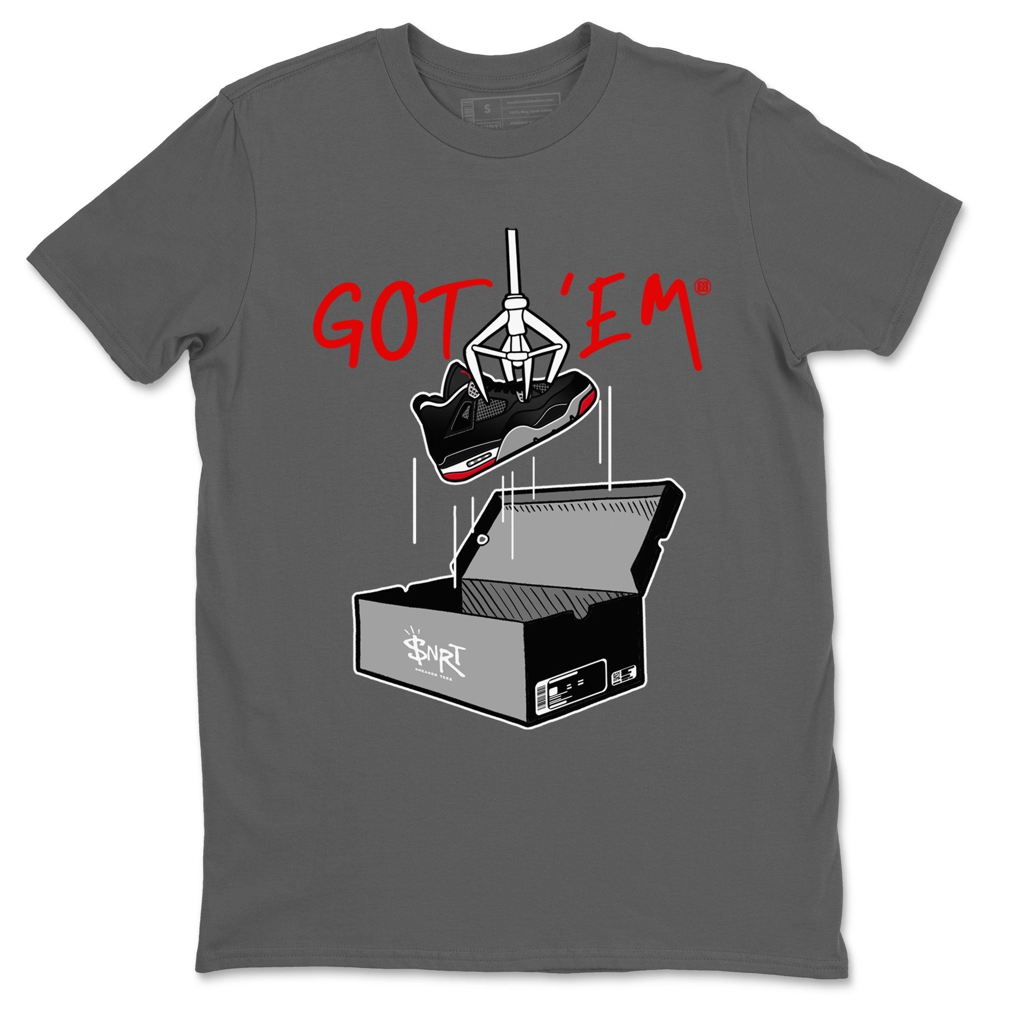 New Treasure Hunter snkmatch Tees - Air Jordan 4 Bred Reimagined