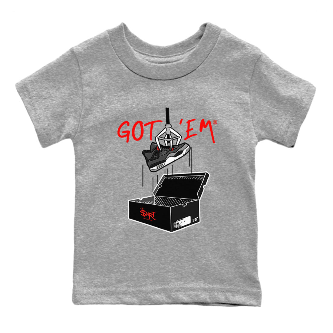 New Treasure Hunter snkmatch Tees Kids - Air Jordan 4 Infrared