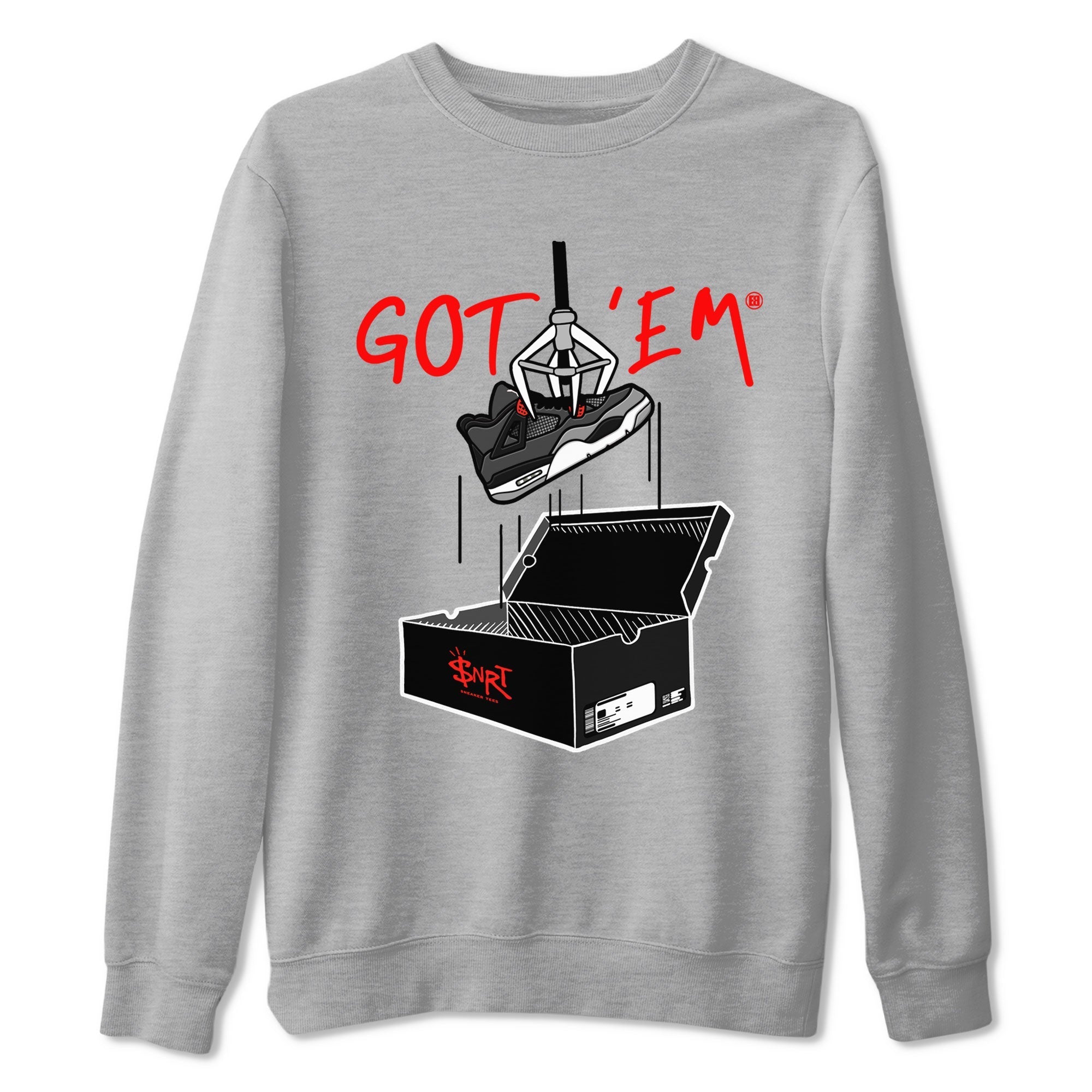 New Treasure Hunter snkmatch Tees - Air Jordan 4 Infrared