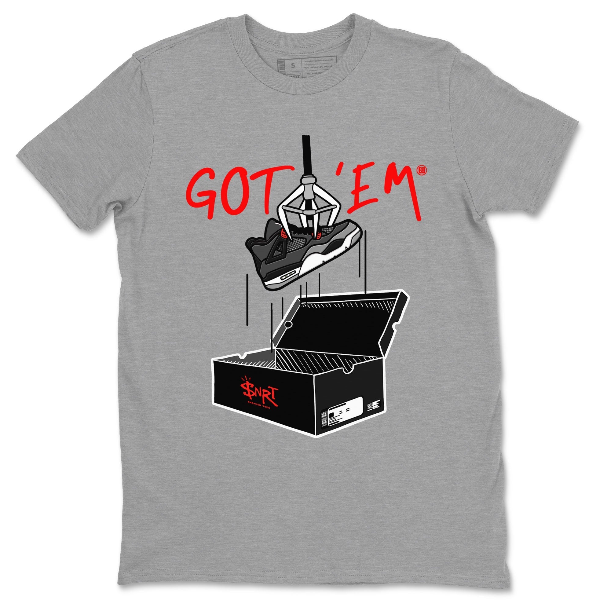 New Treasure Hunter snkmatch Tees - Air Jordan 4 Infrared