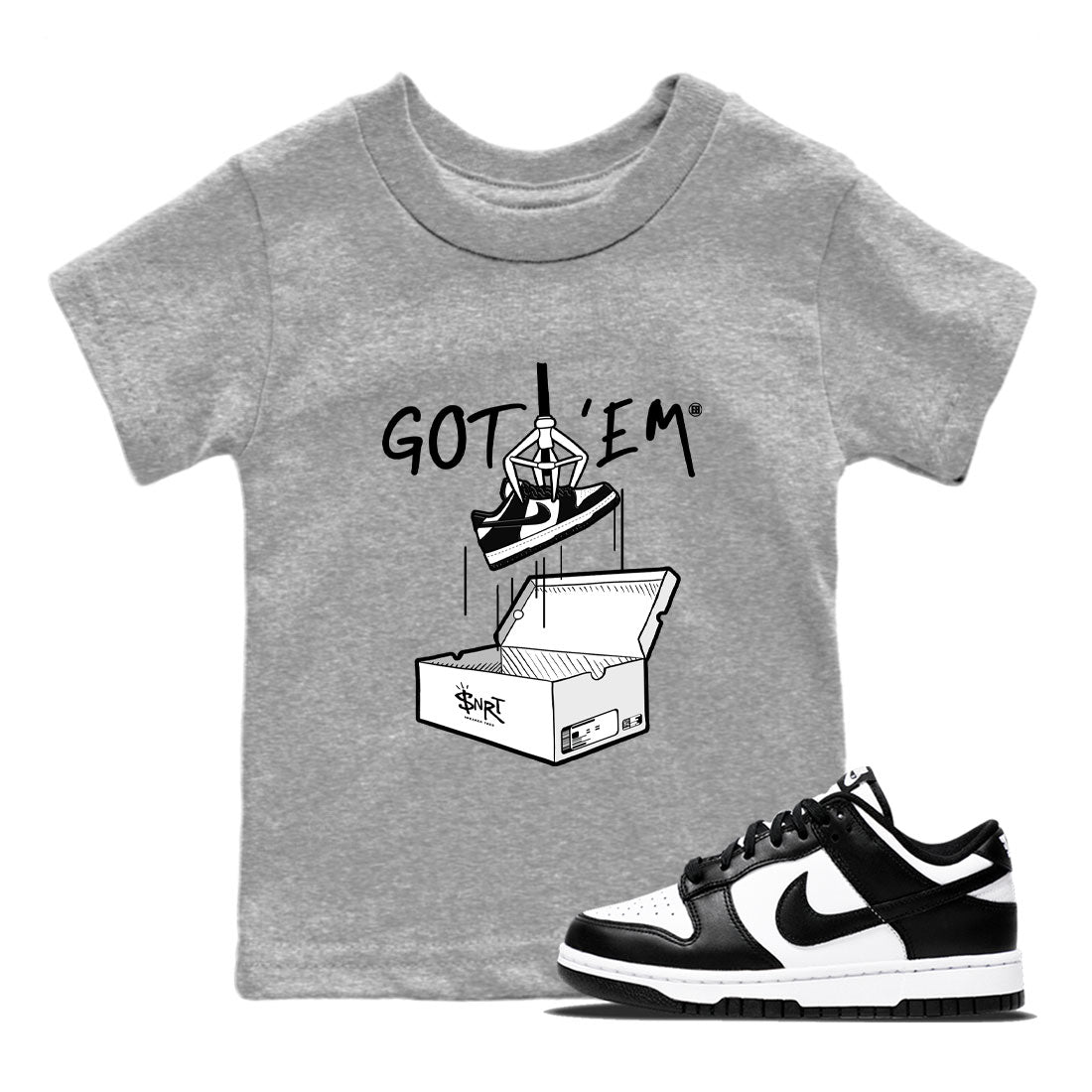 New Treasure Hunter snkmatch Tees Kids - Dunk Panda
