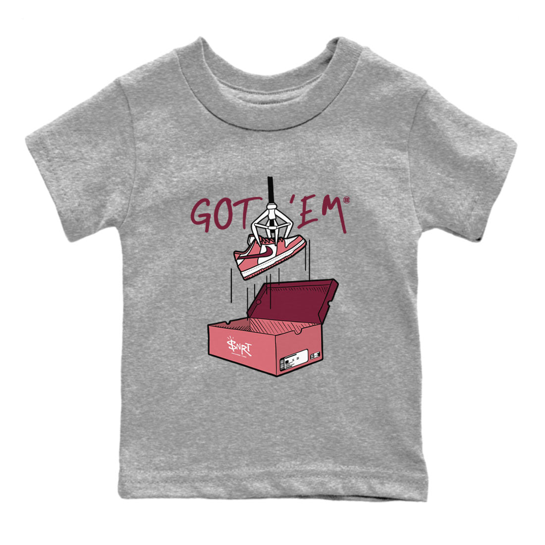 New Treasure Hunter snkmatch Tees Kids - Dunk Valentines Day 2024