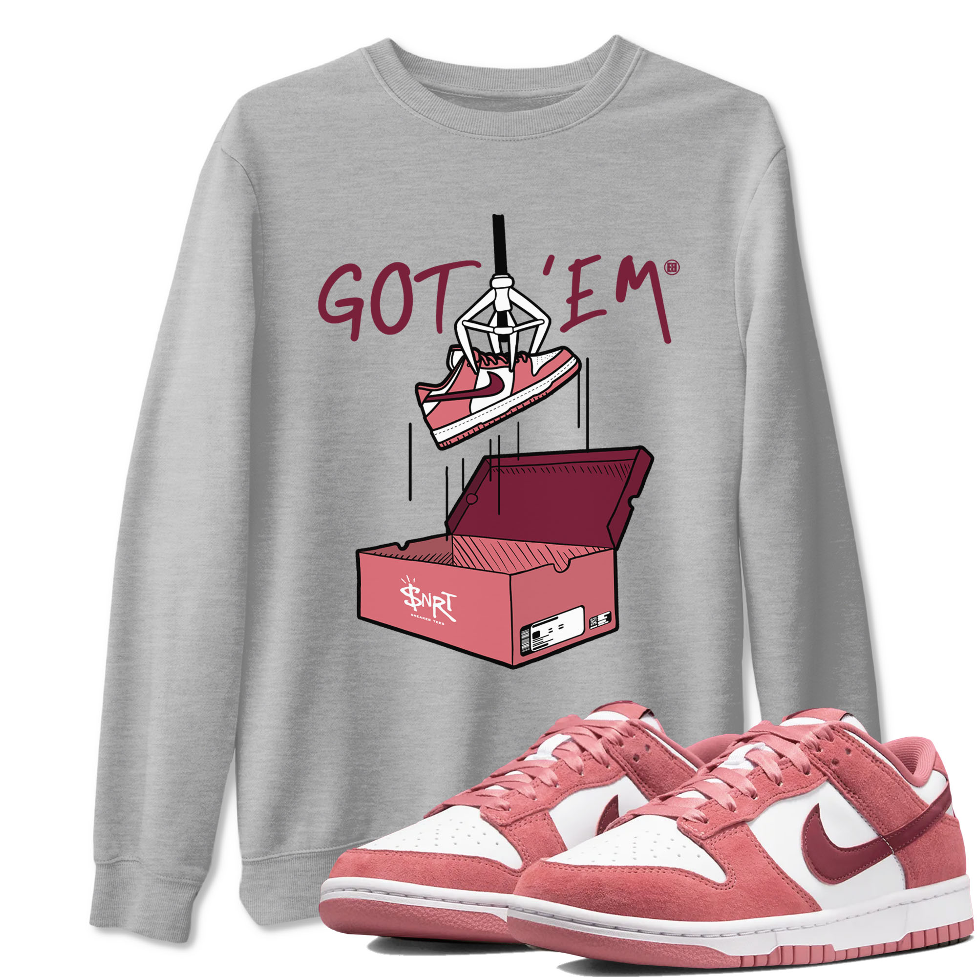 New Treasure Hunter snkmatch Tees - Dunk Valentines Day 2024