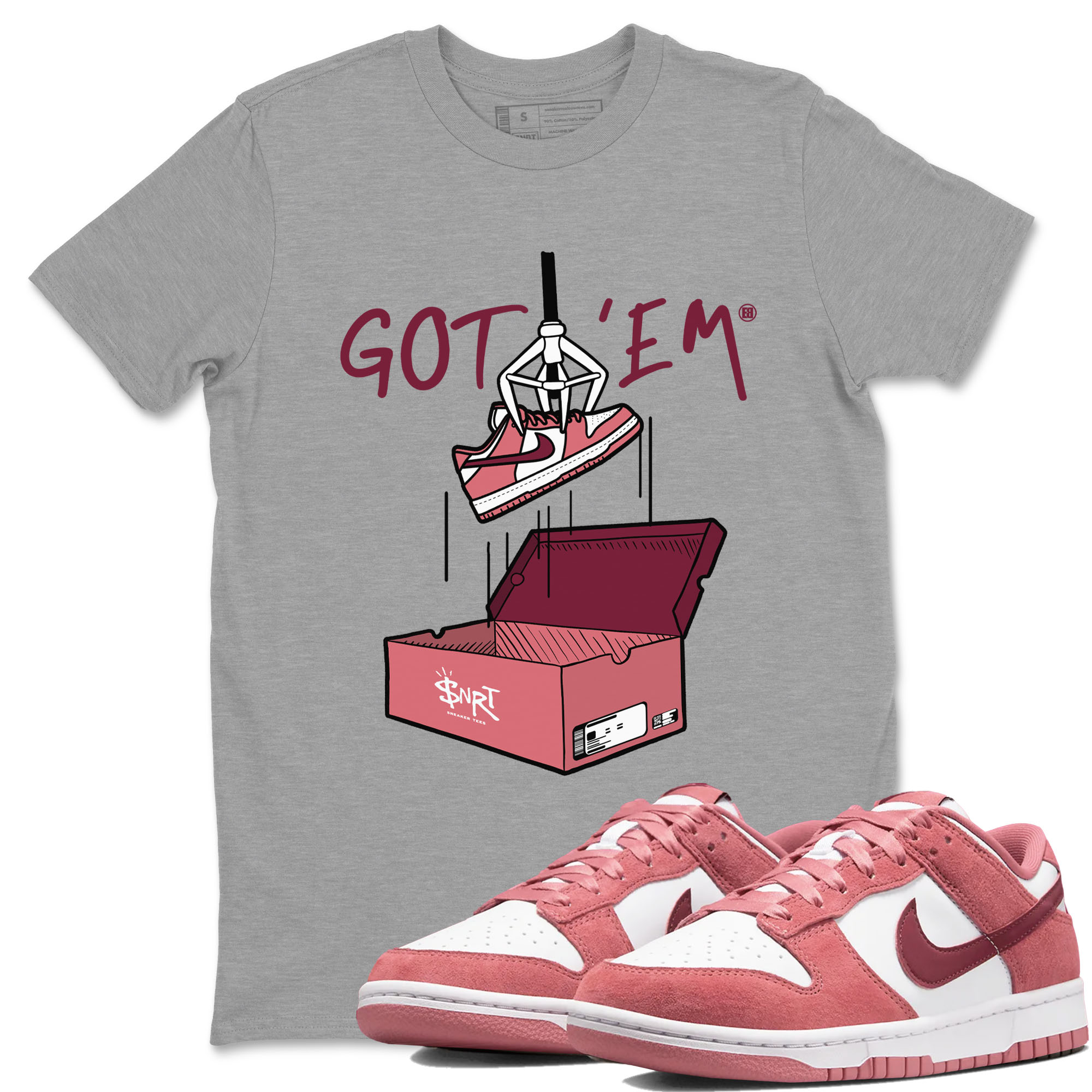 New Treasure Hunter snkmatch Tees - Dunk Valentines Day 2024
