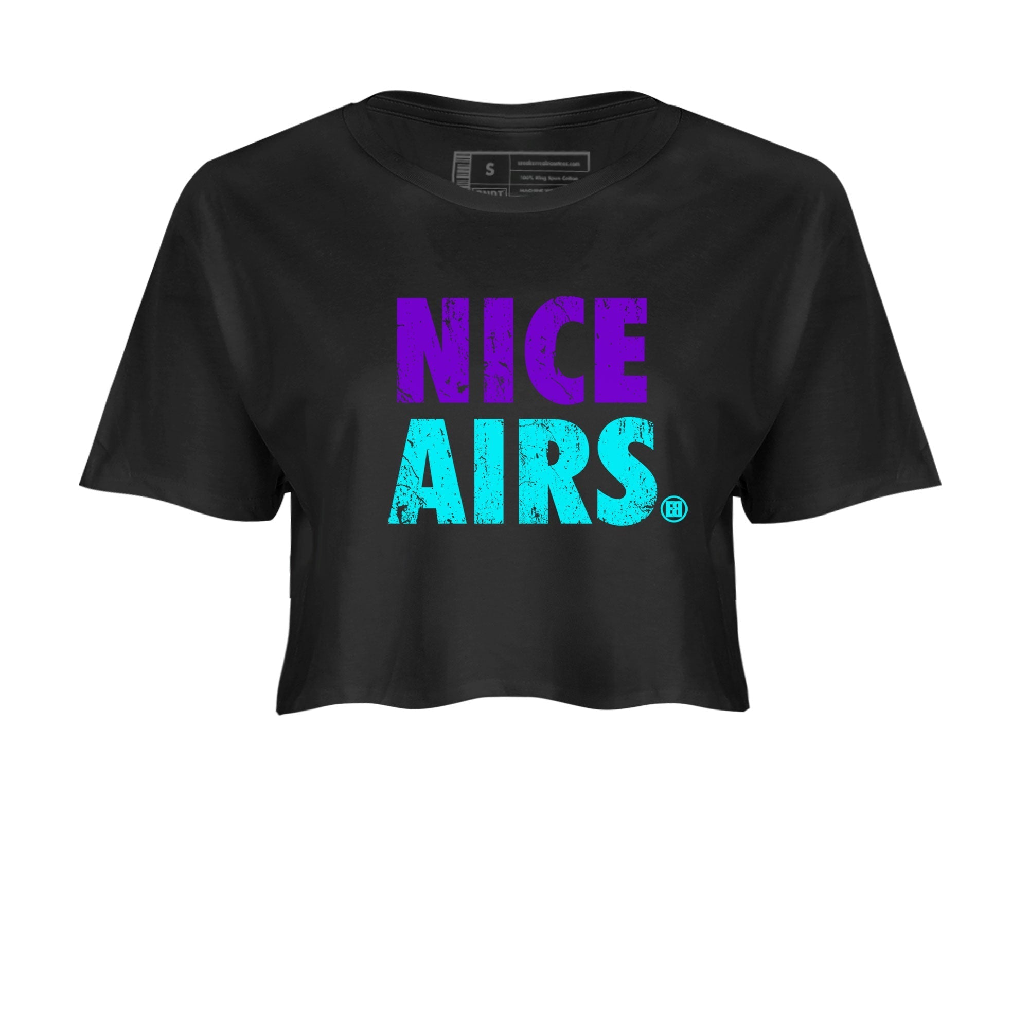 Nice Airs snkmatch Women's Top - Air Jordan 6 Aqua