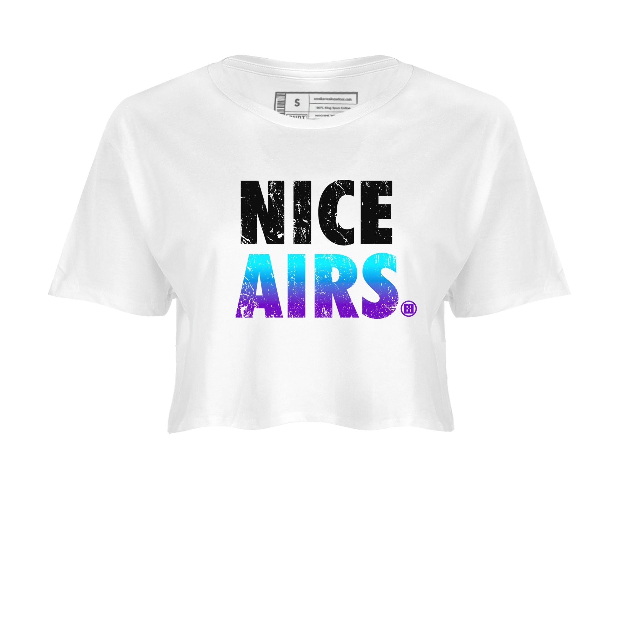 Nice Airs snkmatch Women's Top - Air Jordan 6 Aqua