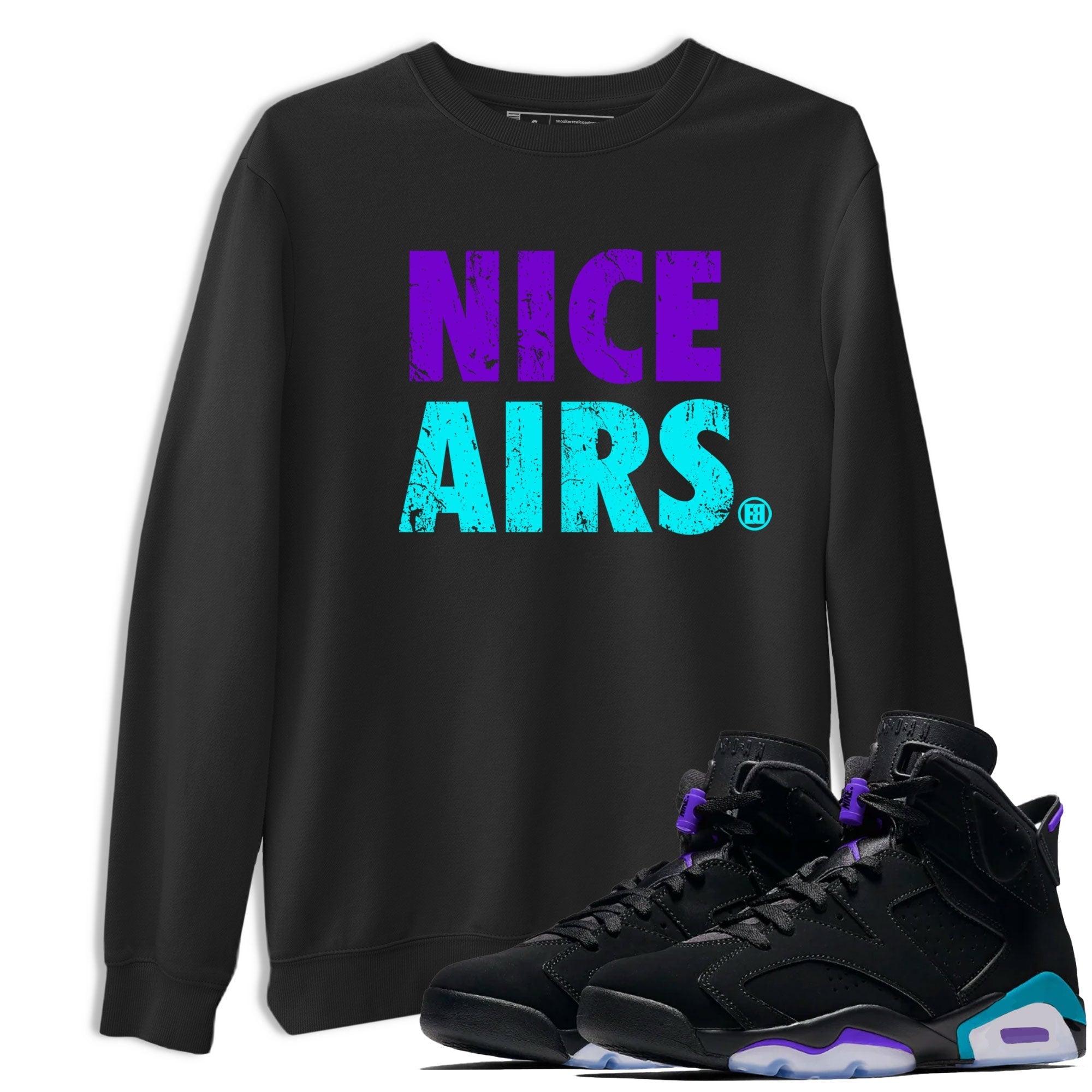 Nice Airs snkmatch Tee - Air Jordan 6 Aqua