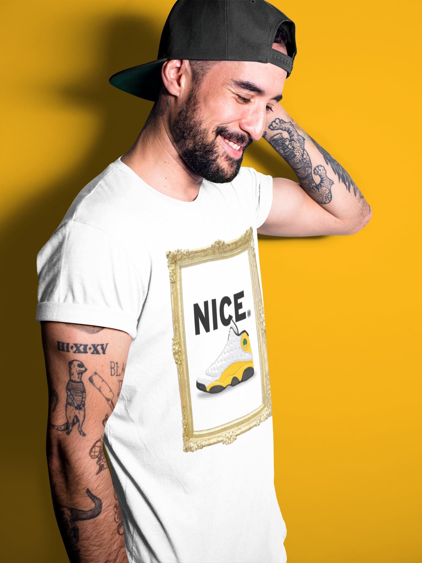 Nice Unisex Tops - Air Jordan 13 Del Sol