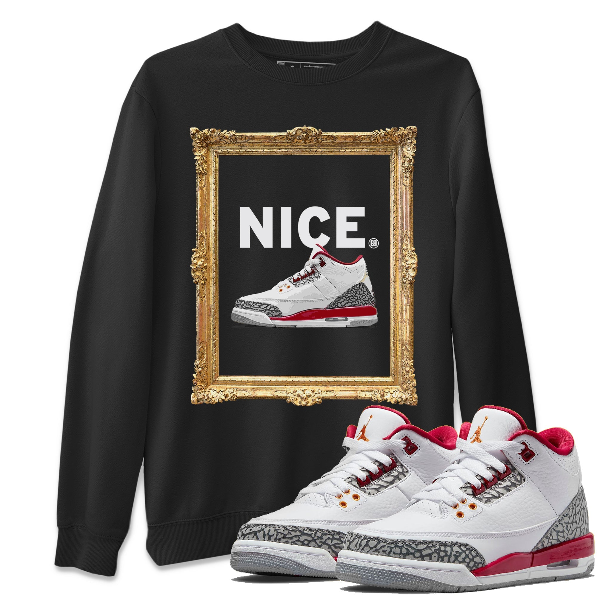 Nice Unisex Tops - Air Jordan 3 Cardinal