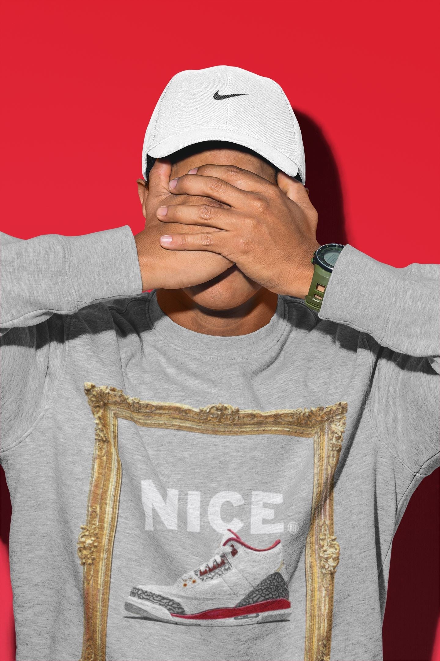 Nice Unisex Tops - Air Jordan 3 Cardinal