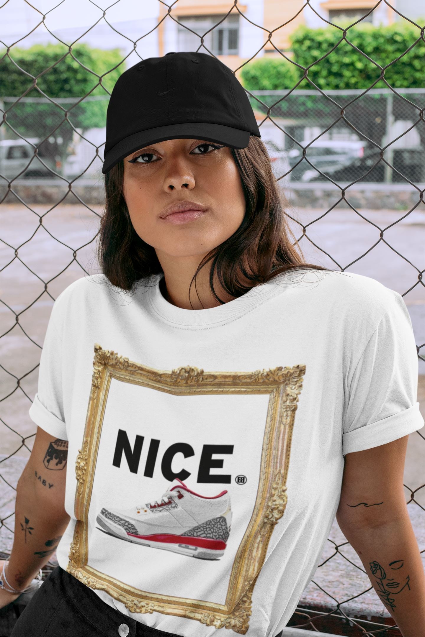 Nice Unisex Tops - Air Jordan 3 Cardinal