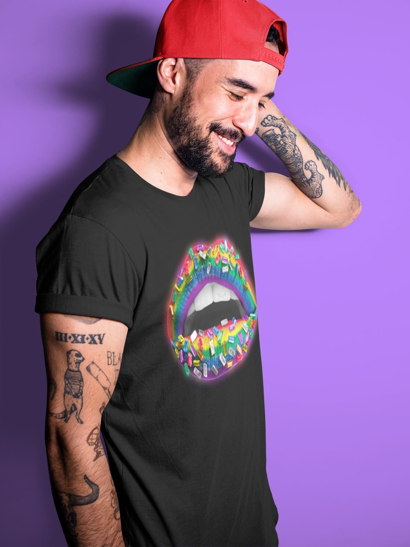 Lips Jewel Unisex Tops - Air Force 1 Betrue