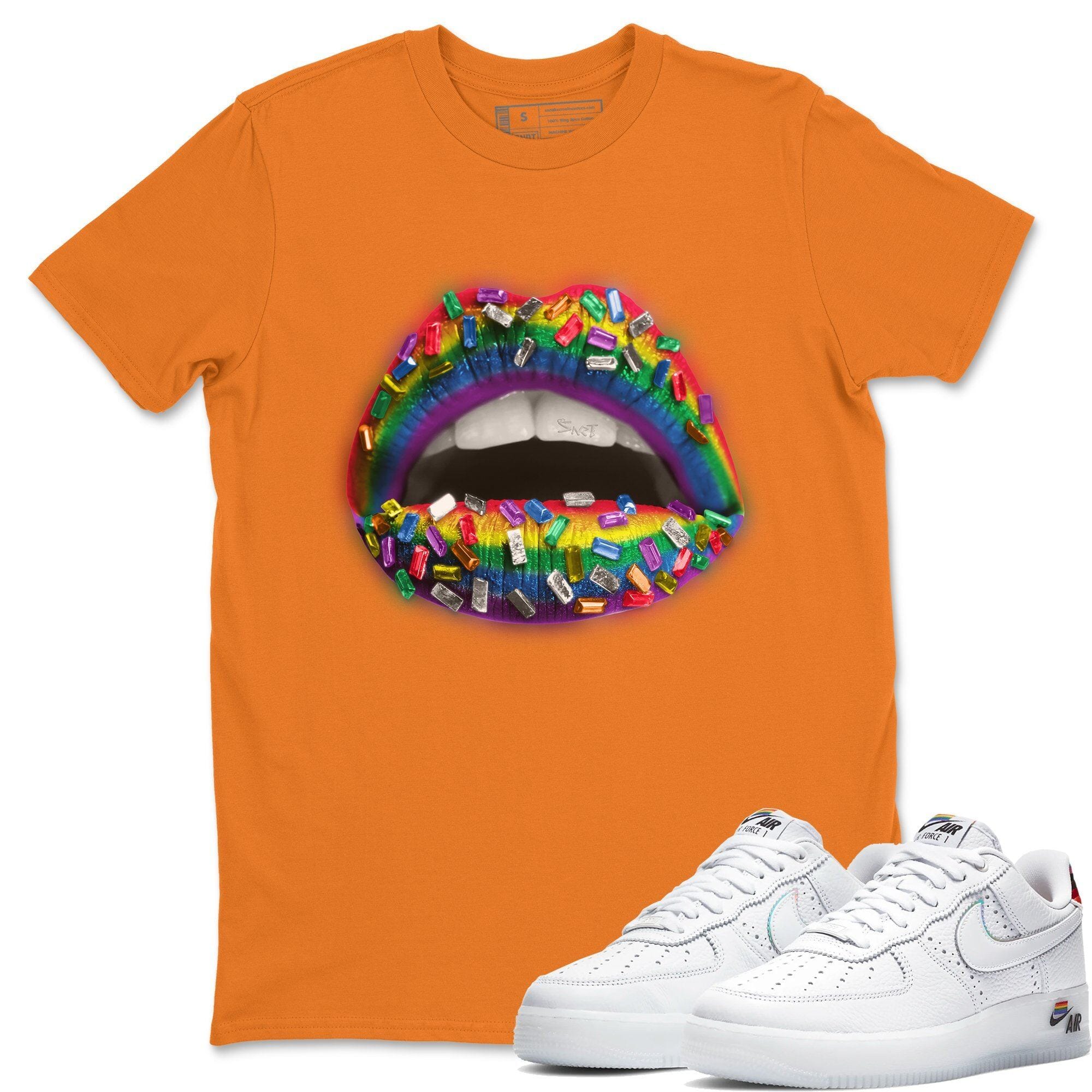Lips Jewel Unisex Tops - Air Force 1 Betrue