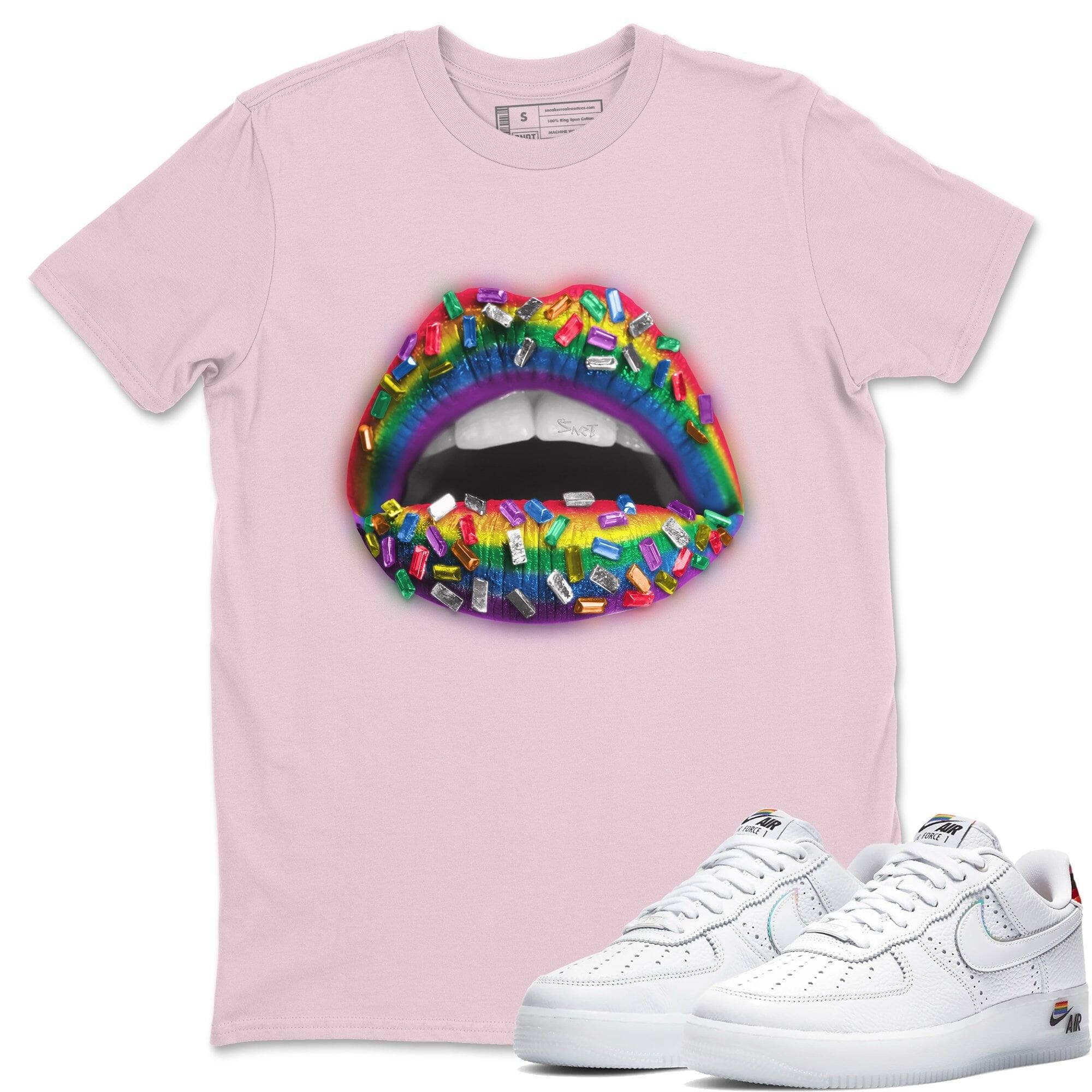 Lips Jewel Unisex Tops - Air Force 1 Betrue