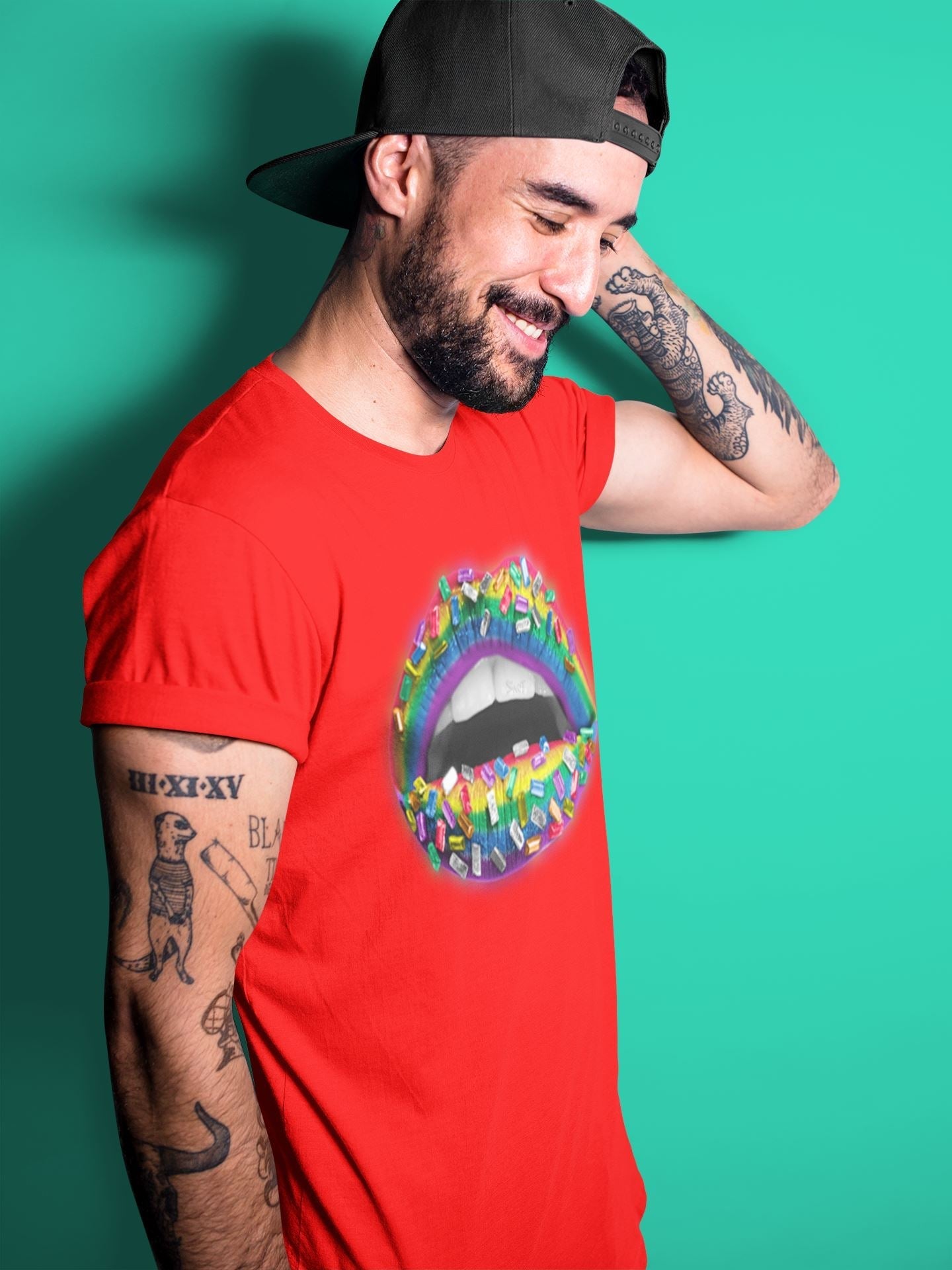 Lips Jewel Unisex Tops - Air Force 1 Betrue