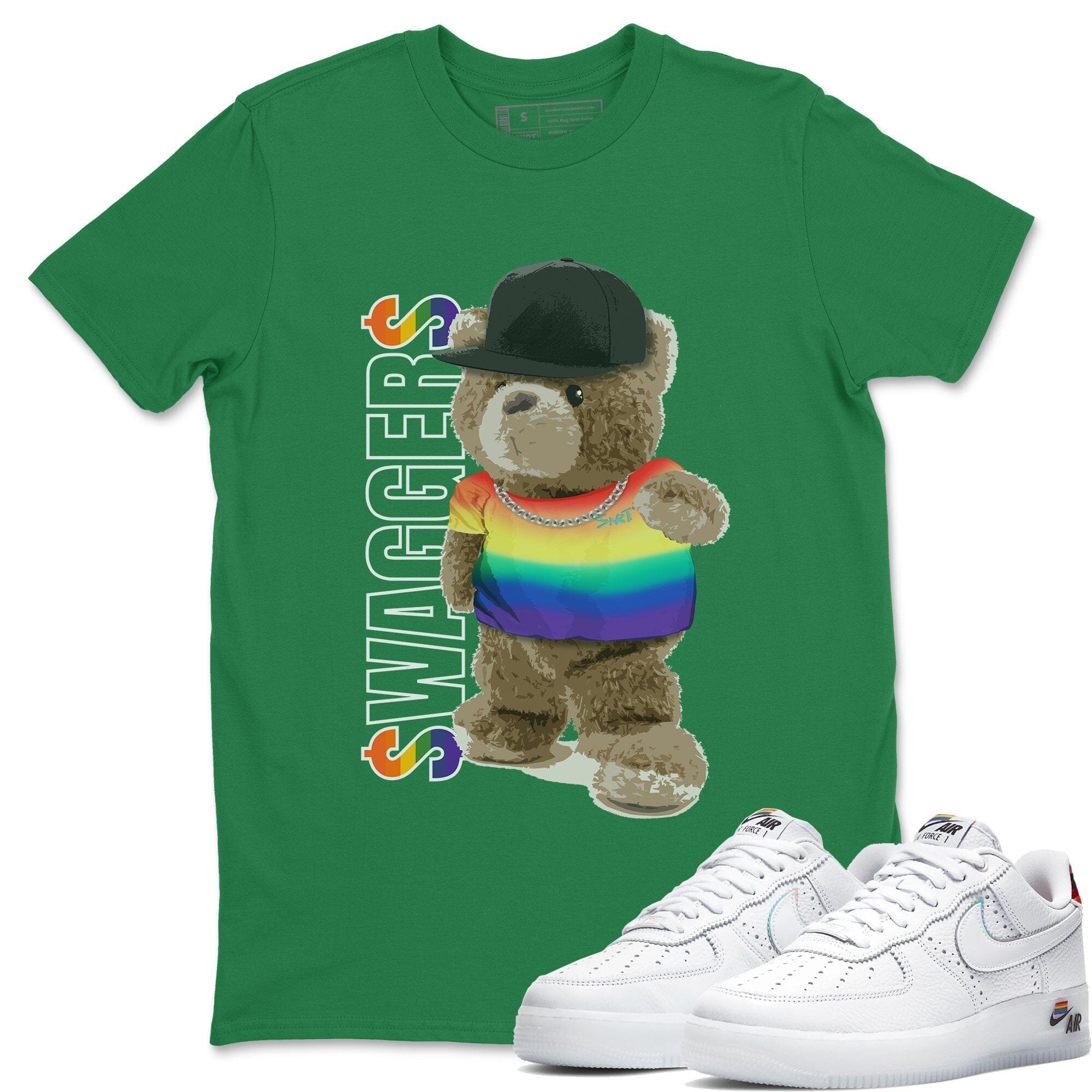 Bear Swaggers Unisex Tops - Air Force 1 Betrue