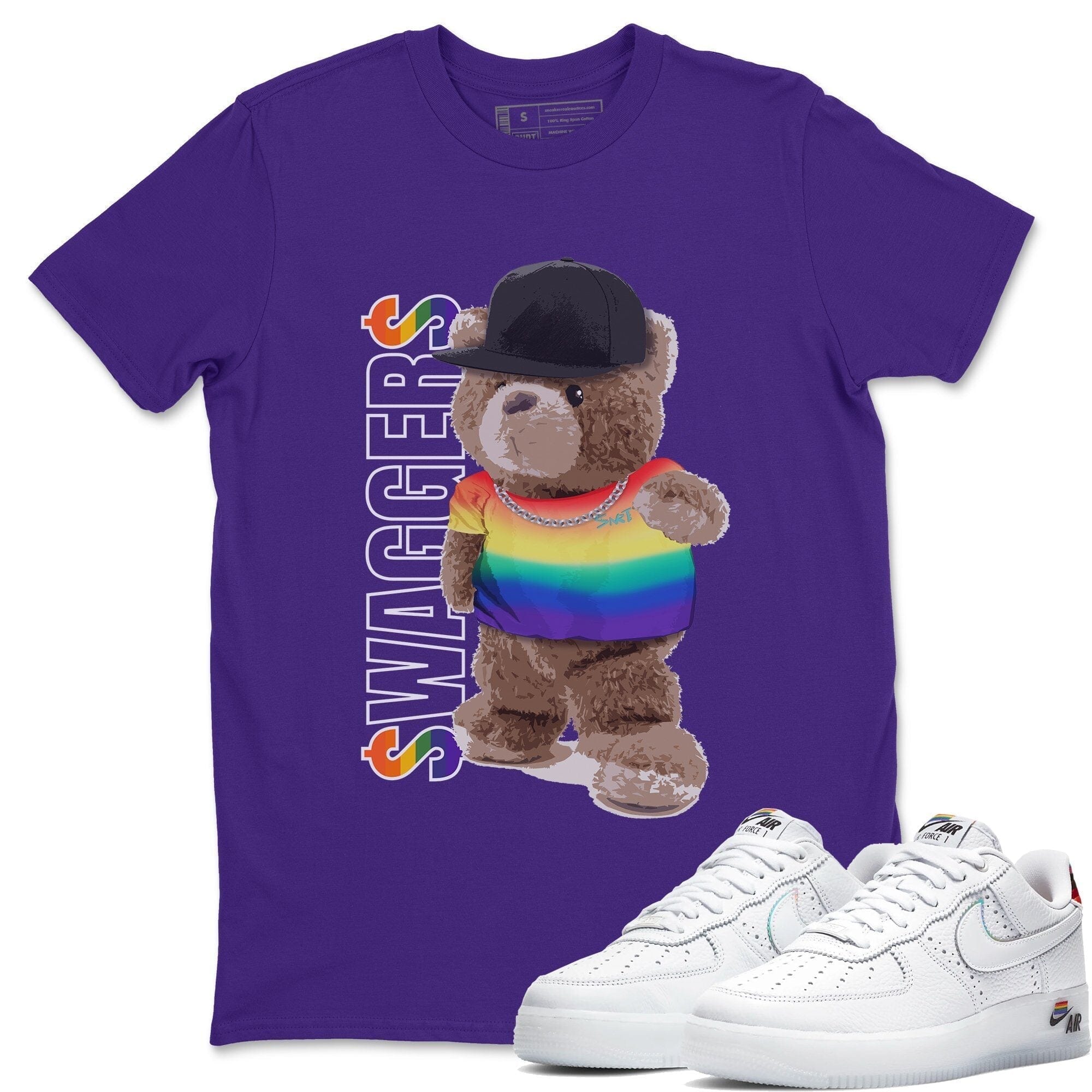 Bear Swaggers Unisex Tops - Air Force 1 Betrue