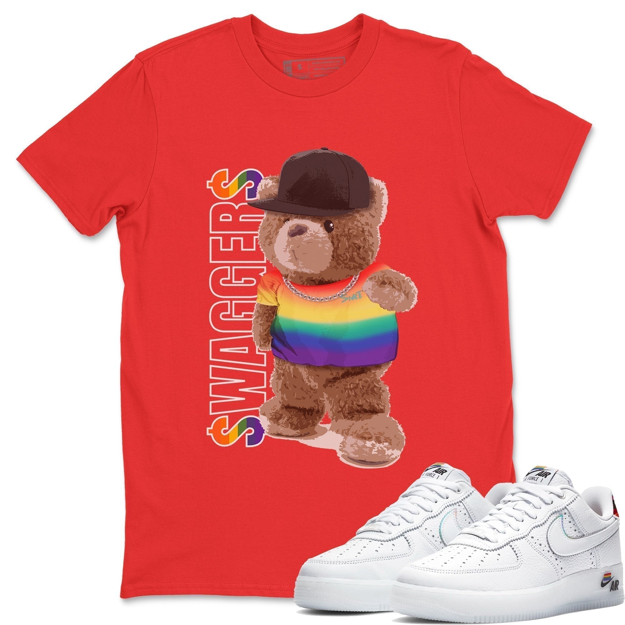 Bear Swaggers Unisex Tops - Air Force 1 Betrue