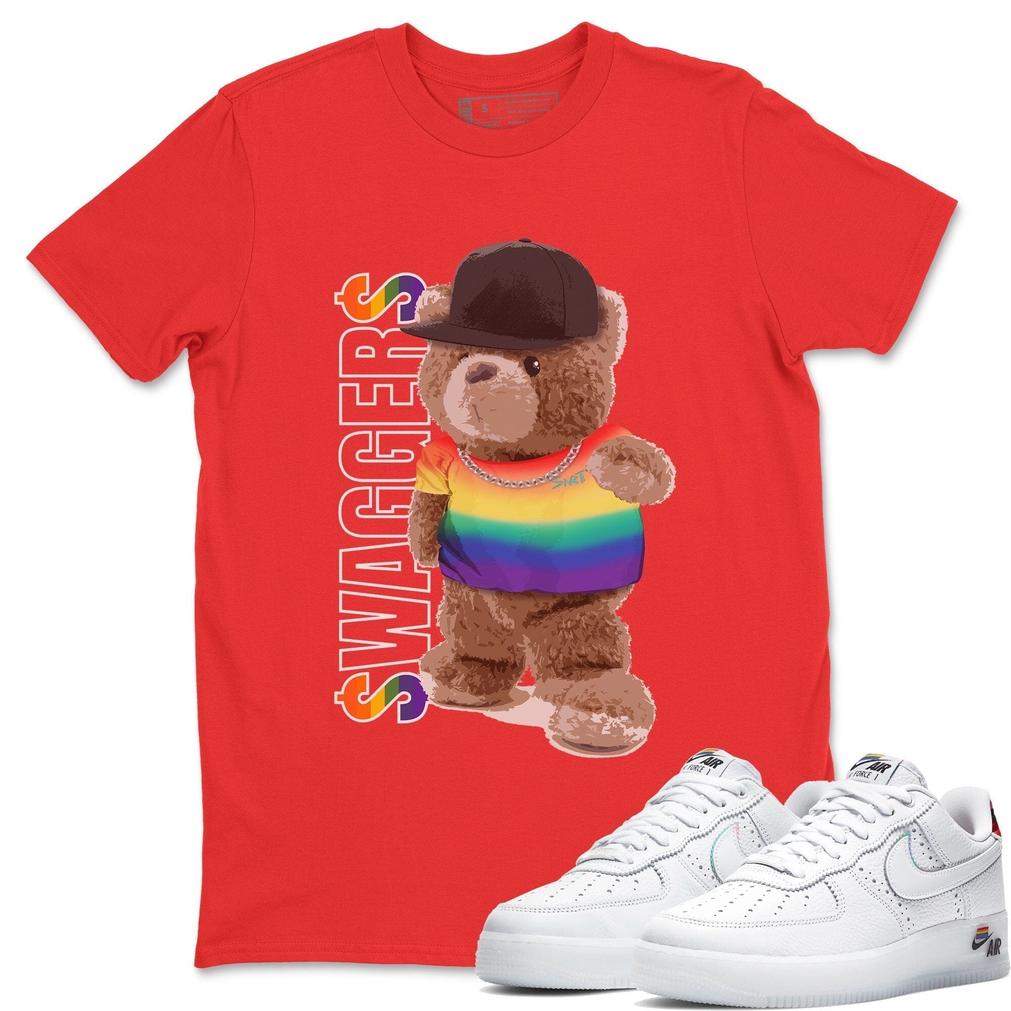 Bear Swaggers Unisex Tops - Air Force 1 Betrue