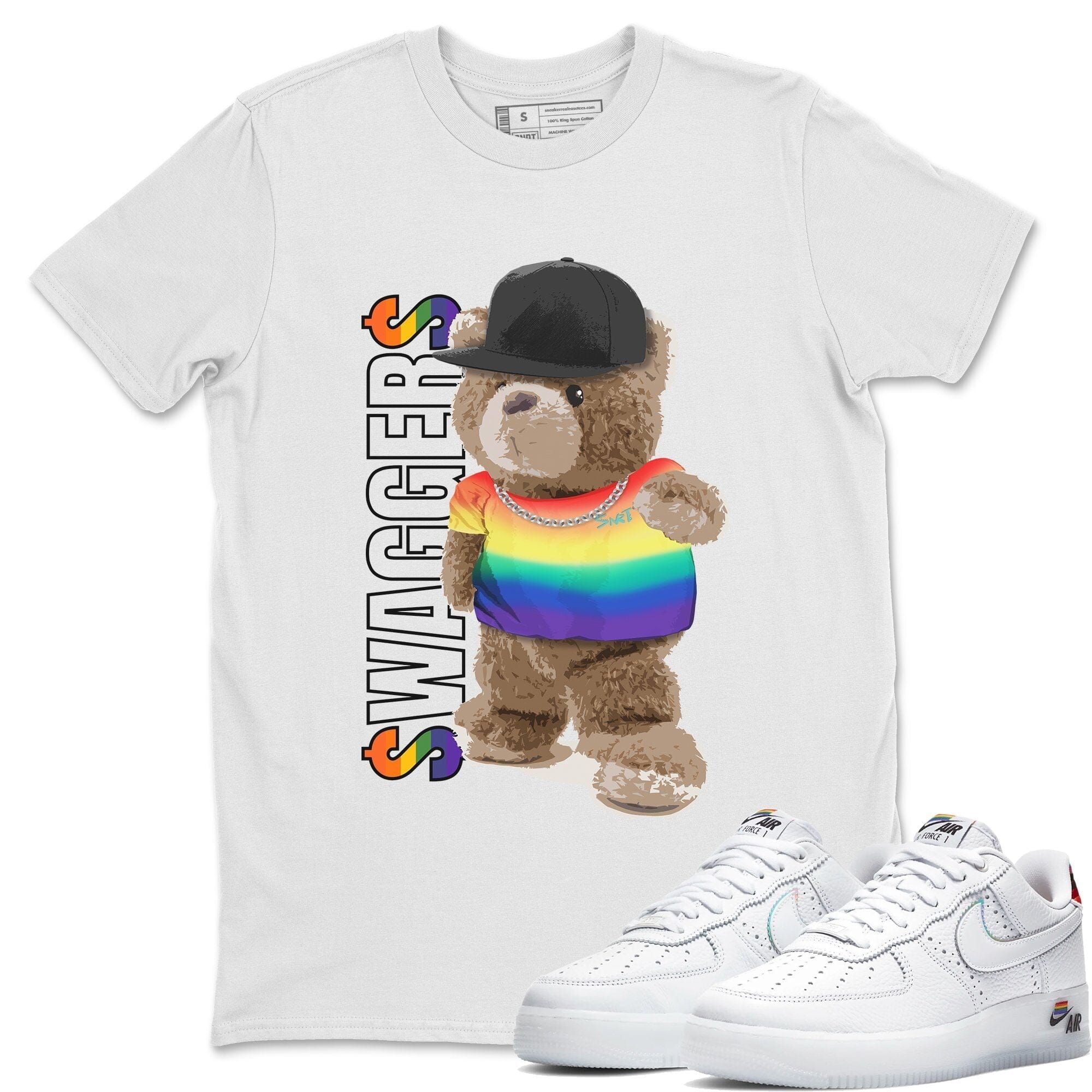 Bear Swaggers Unisex Tops - Air Force 1 Betrue