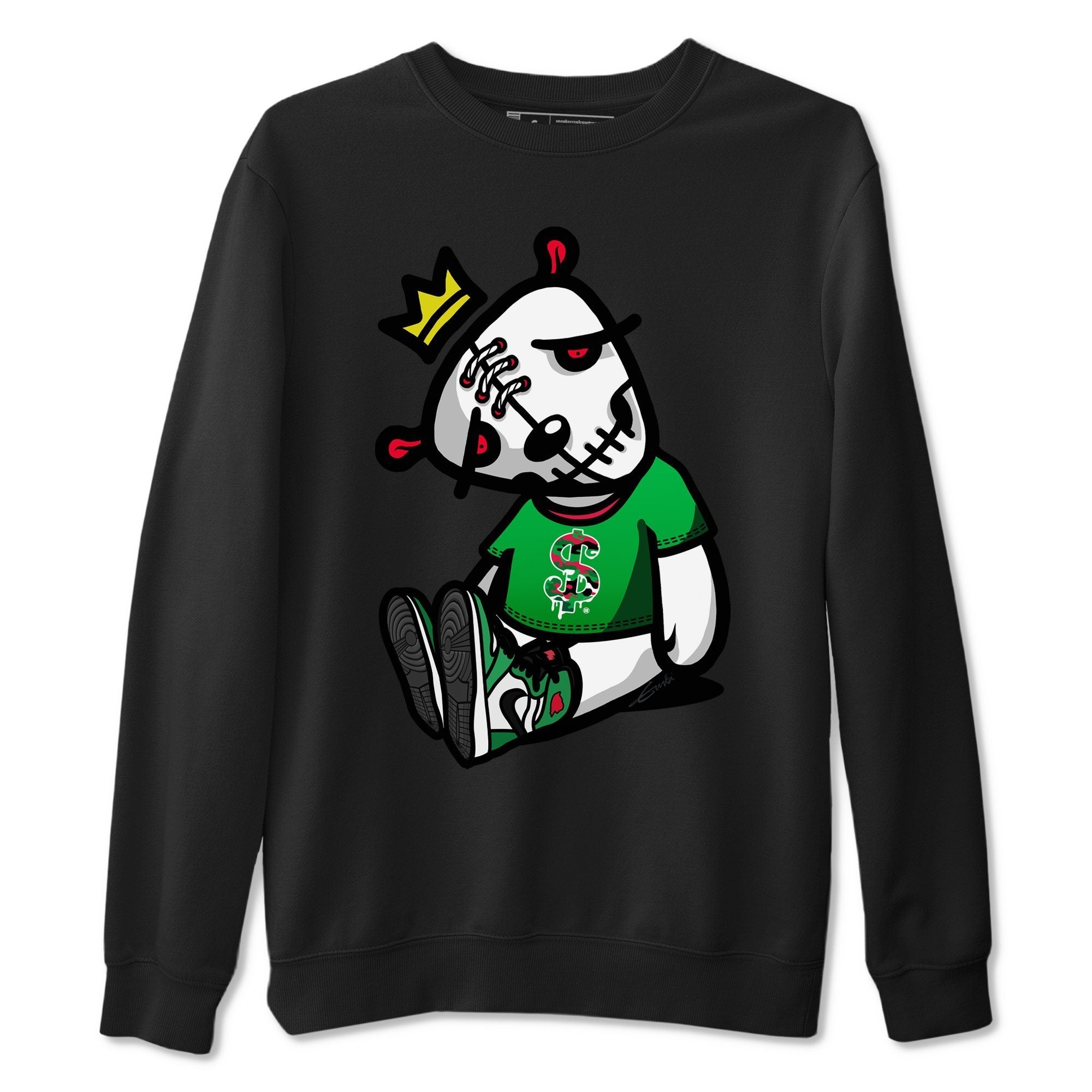 Dead Dolls Unisex Tops - Air Jordan 1 Lucky Green