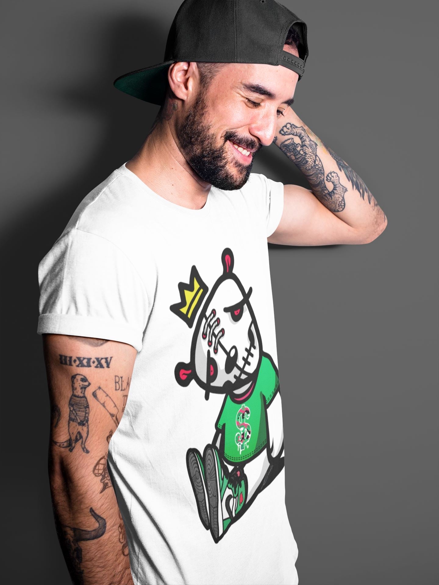 Dead Dolls Unisex Tops - Air Jordan 1 Lucky Green