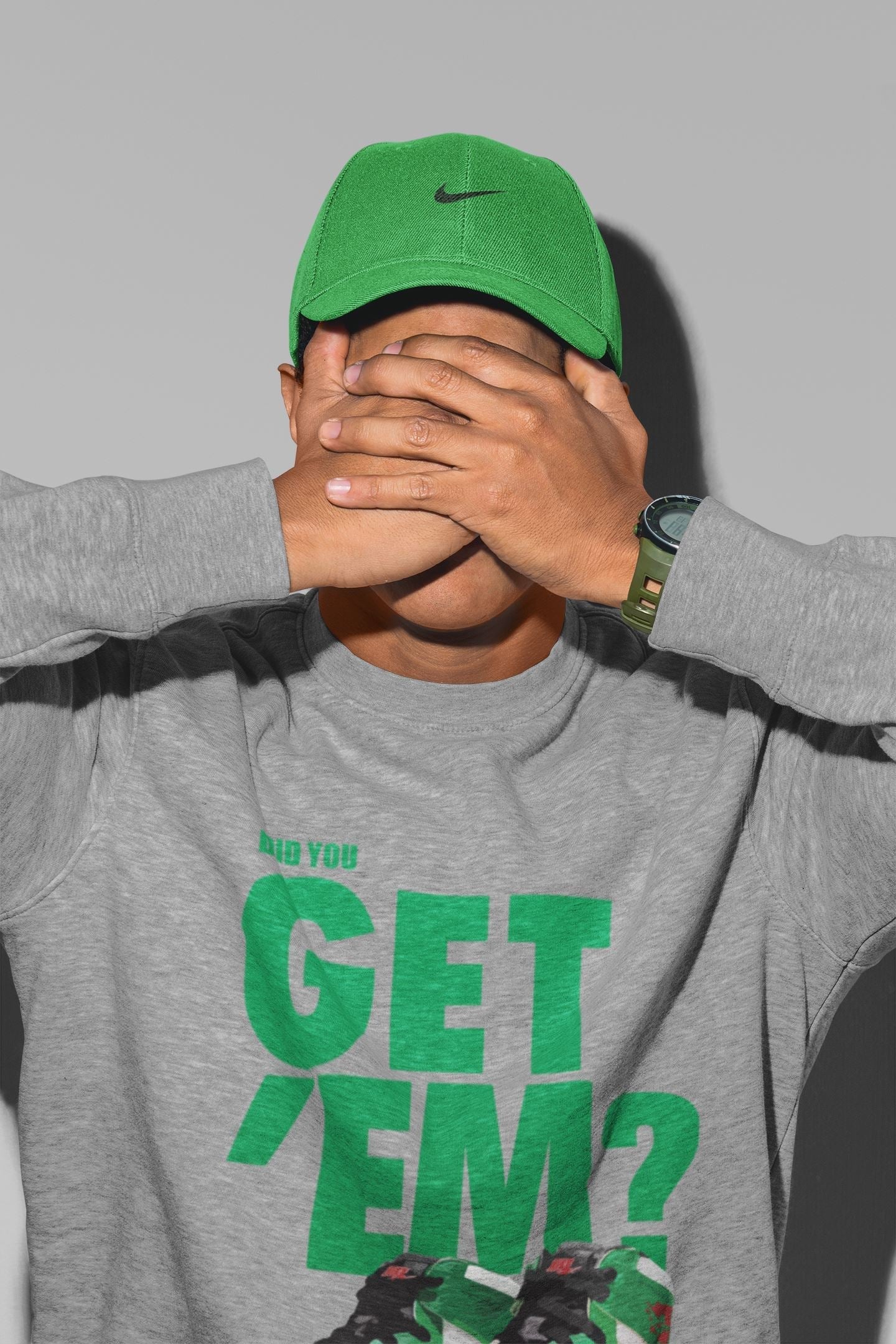 Did You Get 'Em Unisex Tops - Air Jordan 1 Lucky Green
