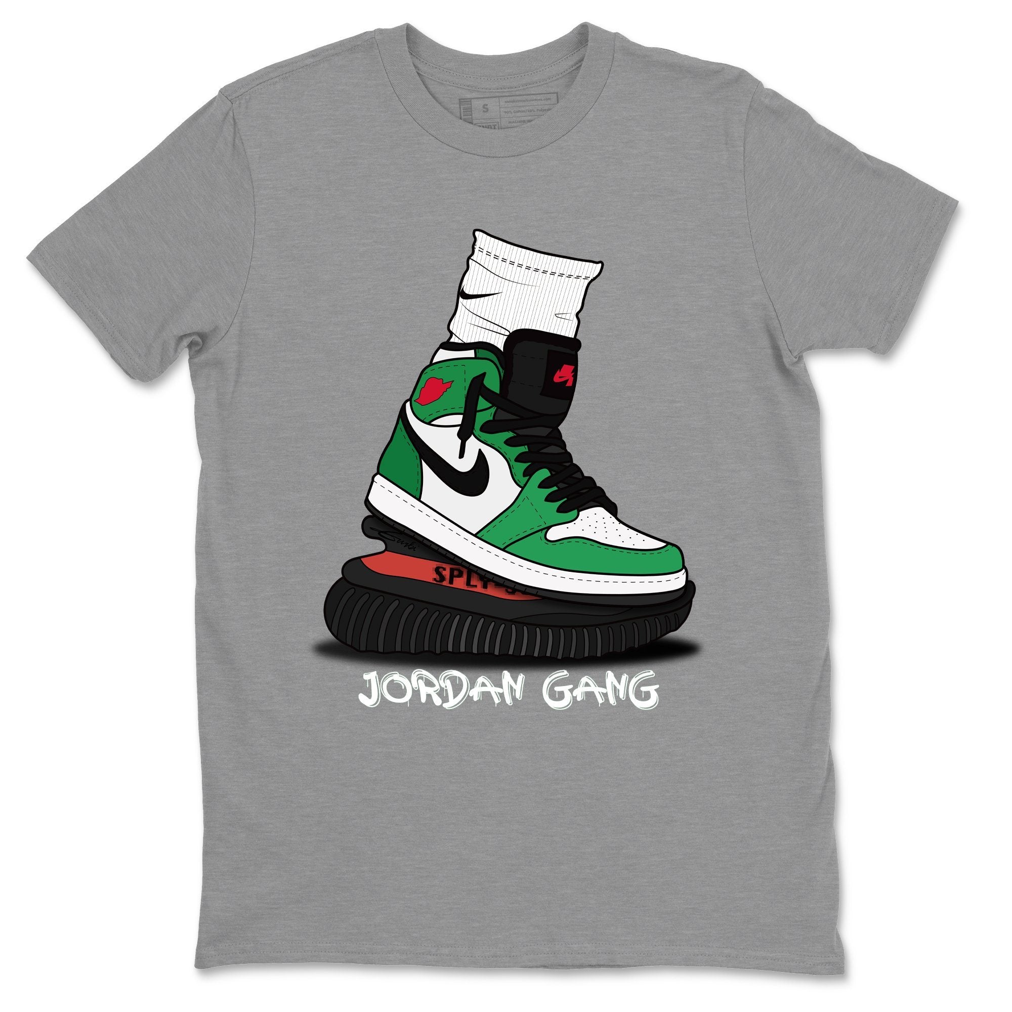 Air Jordan Gang Unisex Tops - Air Jordan 1 Lucky Green
