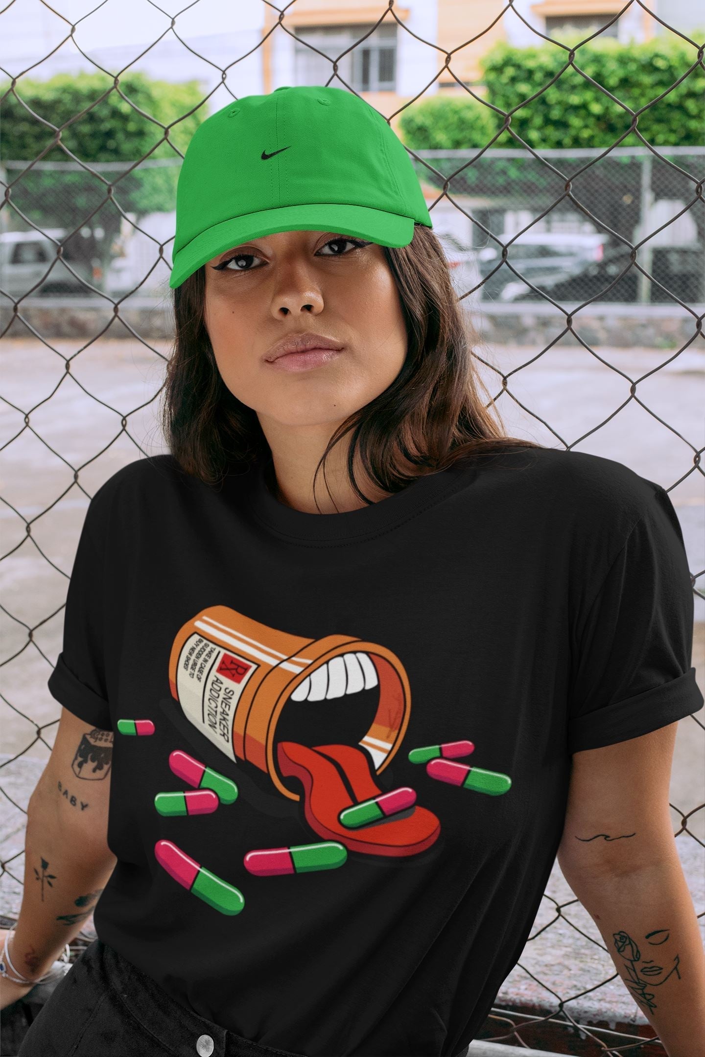 snkmatch Addiction Unisex Tops - Air Jordan 1 Lucky Green