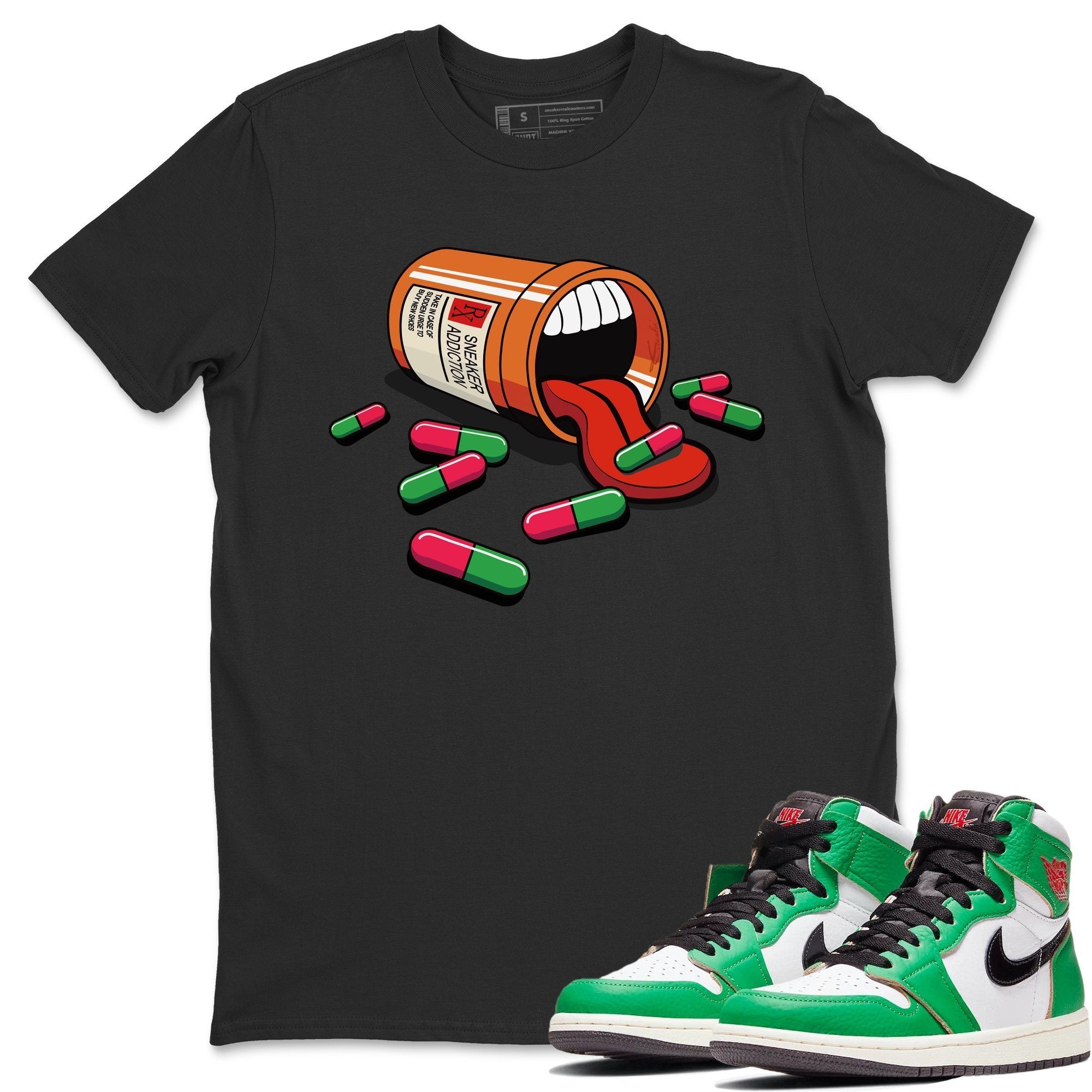 snkmatch Addiction Unisex Tops - Air Jordan 1 Lucky Green