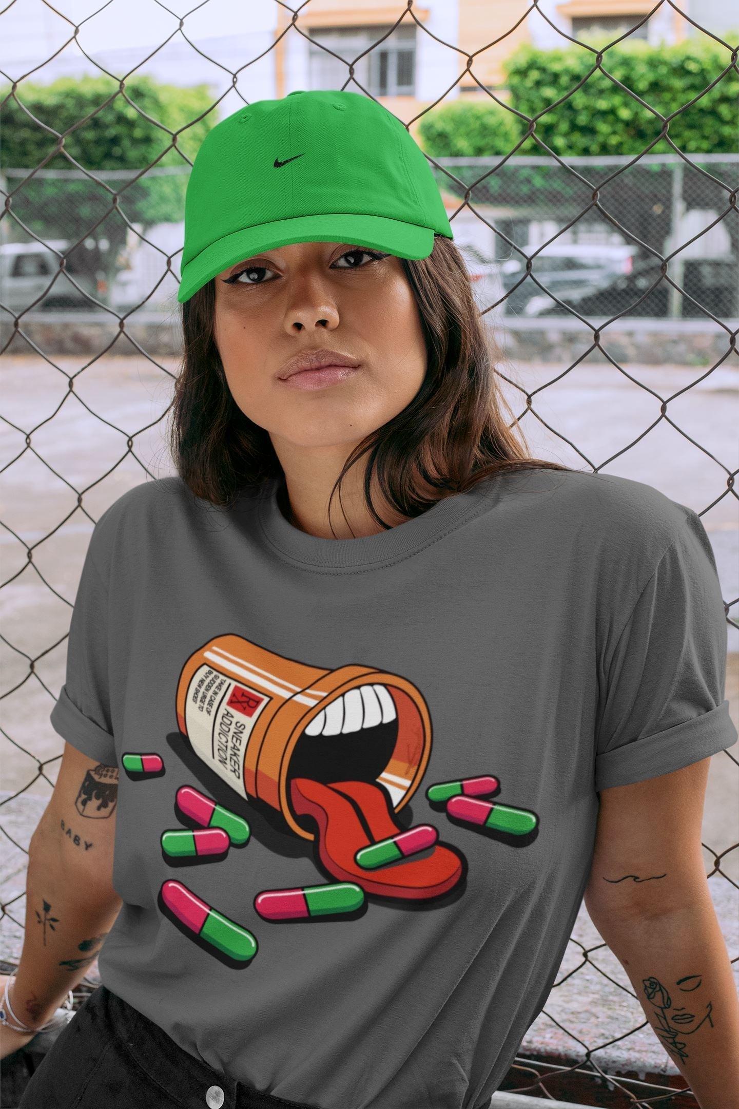 snkmatch Addiction Unisex Tops - Air Jordan 1 Lucky Green
