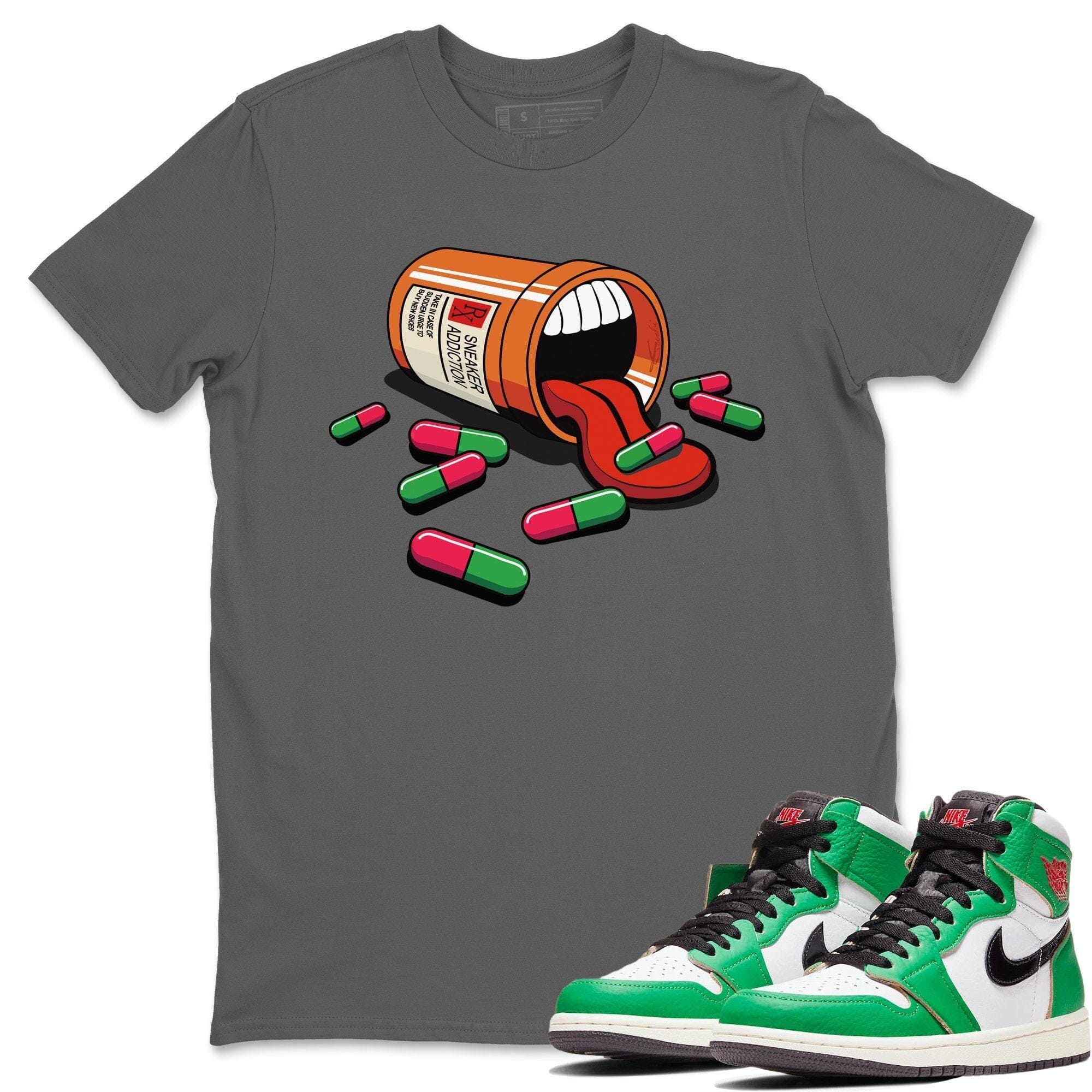 snkmatch Addiction Unisex Tops - Air Jordan 1 Lucky Green